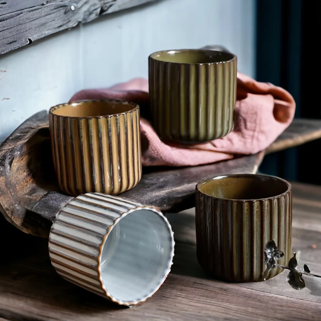 Retro Japanese Ceramic Tea Cup