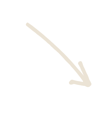 Black background with an off-white downward-pointing arrow.