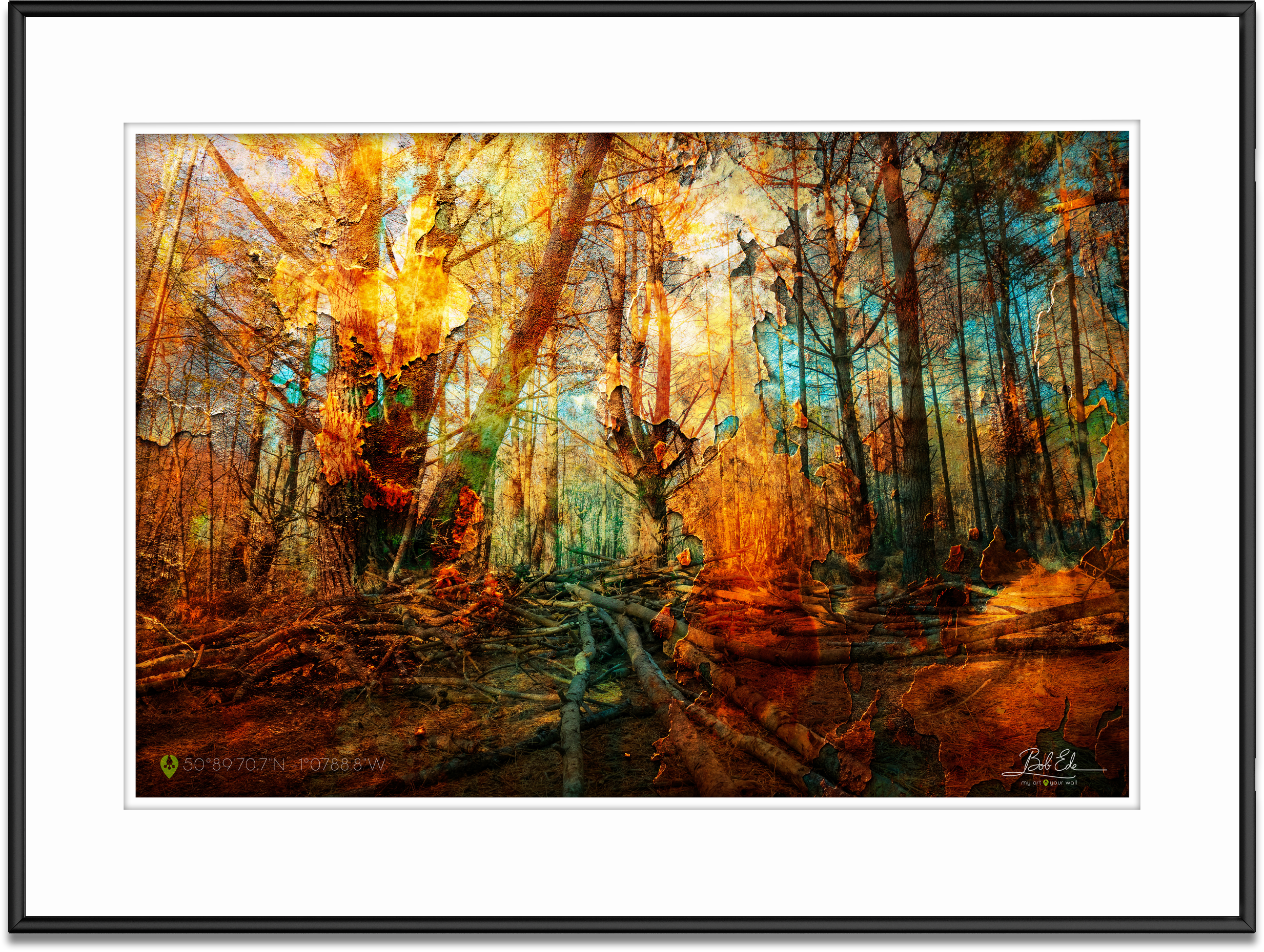 example of a double mat framing option