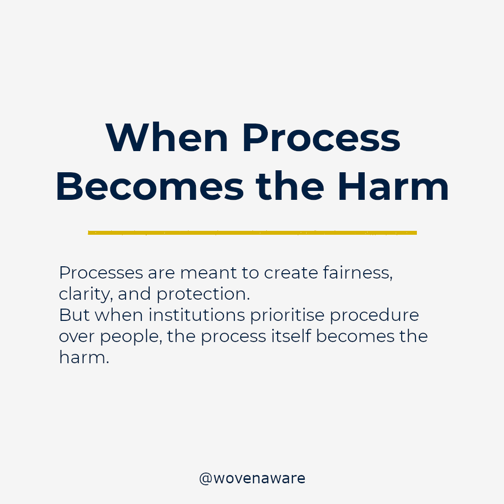 When Process Becomes the Harm