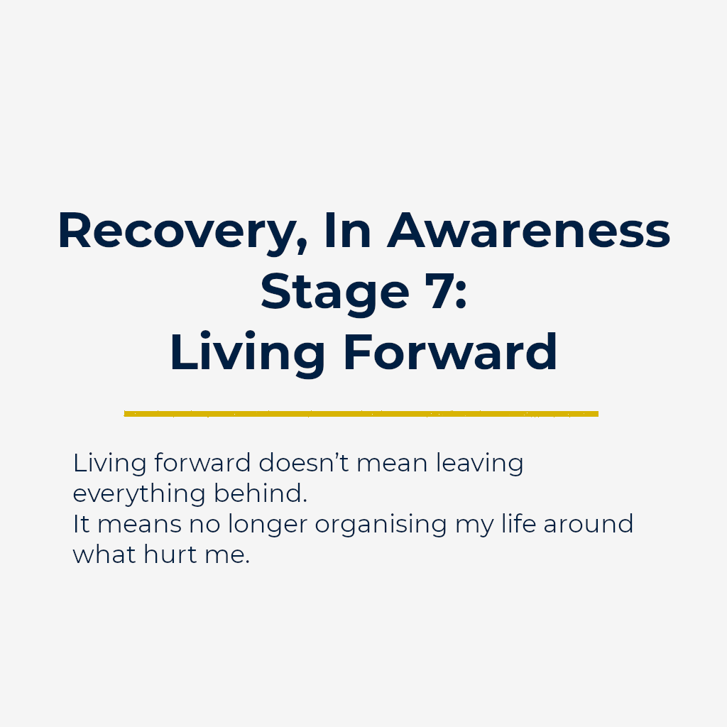 Recovery, In Awareness | Stage 7: Living Forward