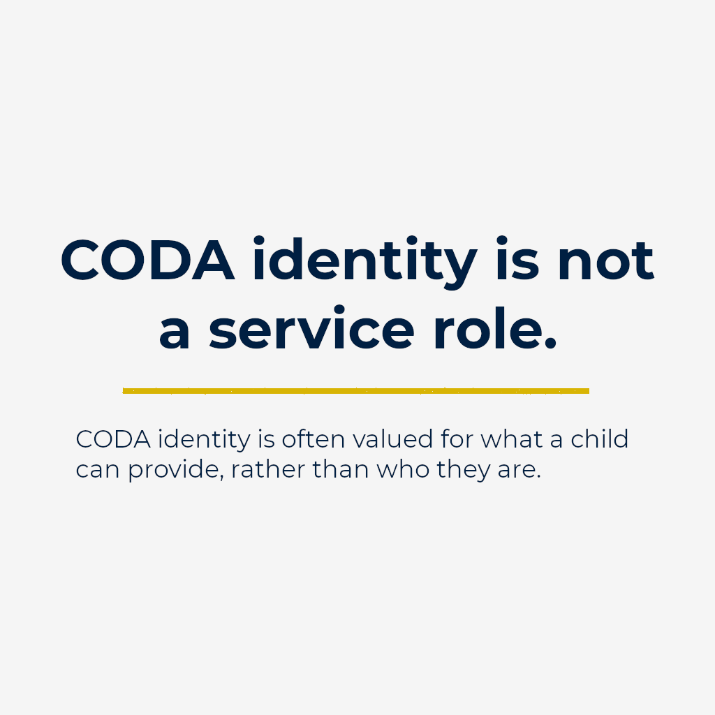 CODA identity is not a service role.