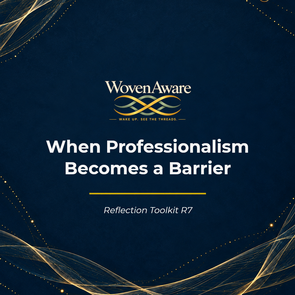 When Professionalism Becomes a Barrier