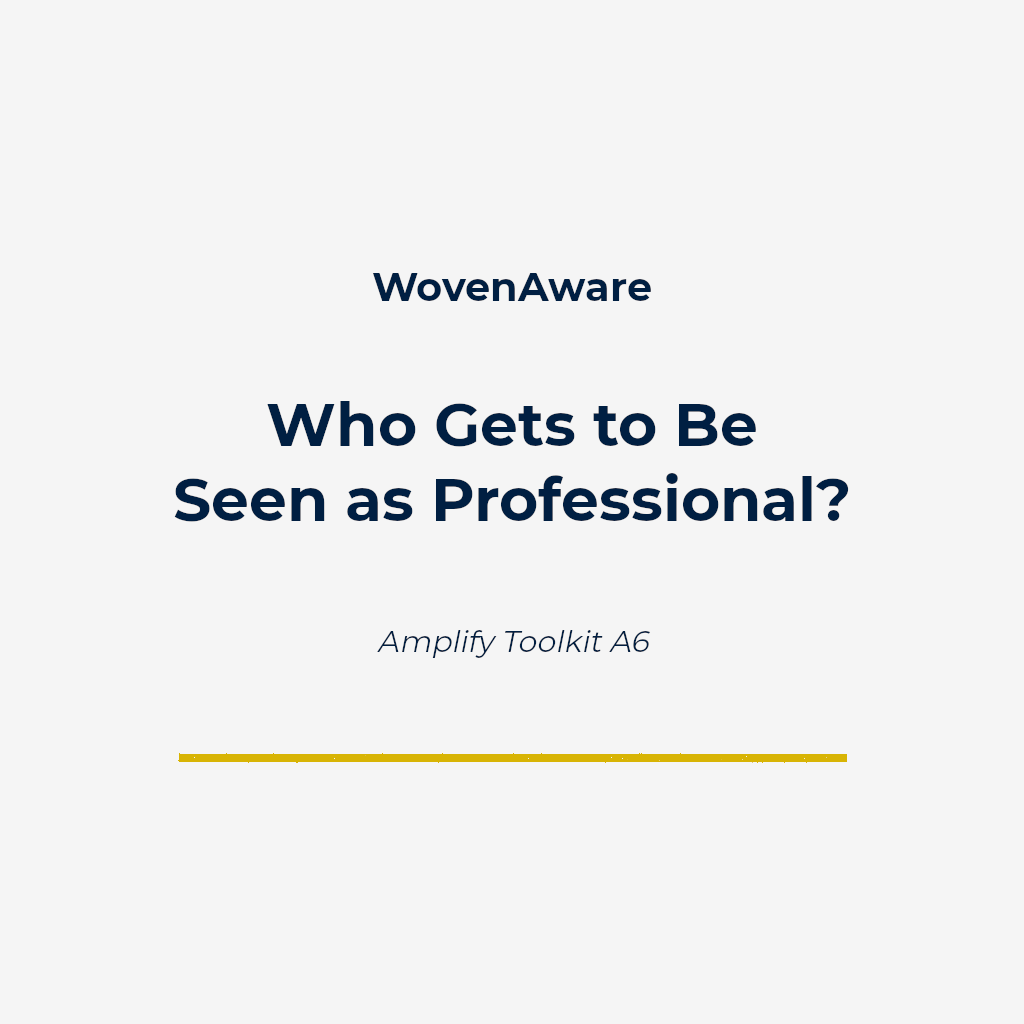 Who Gets to Be Seen as Professional?