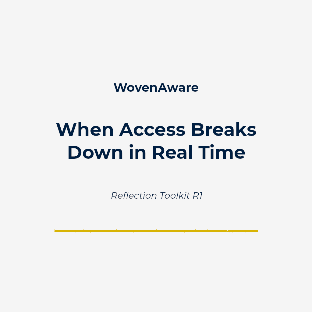 When Access Breaks Down in Real Time