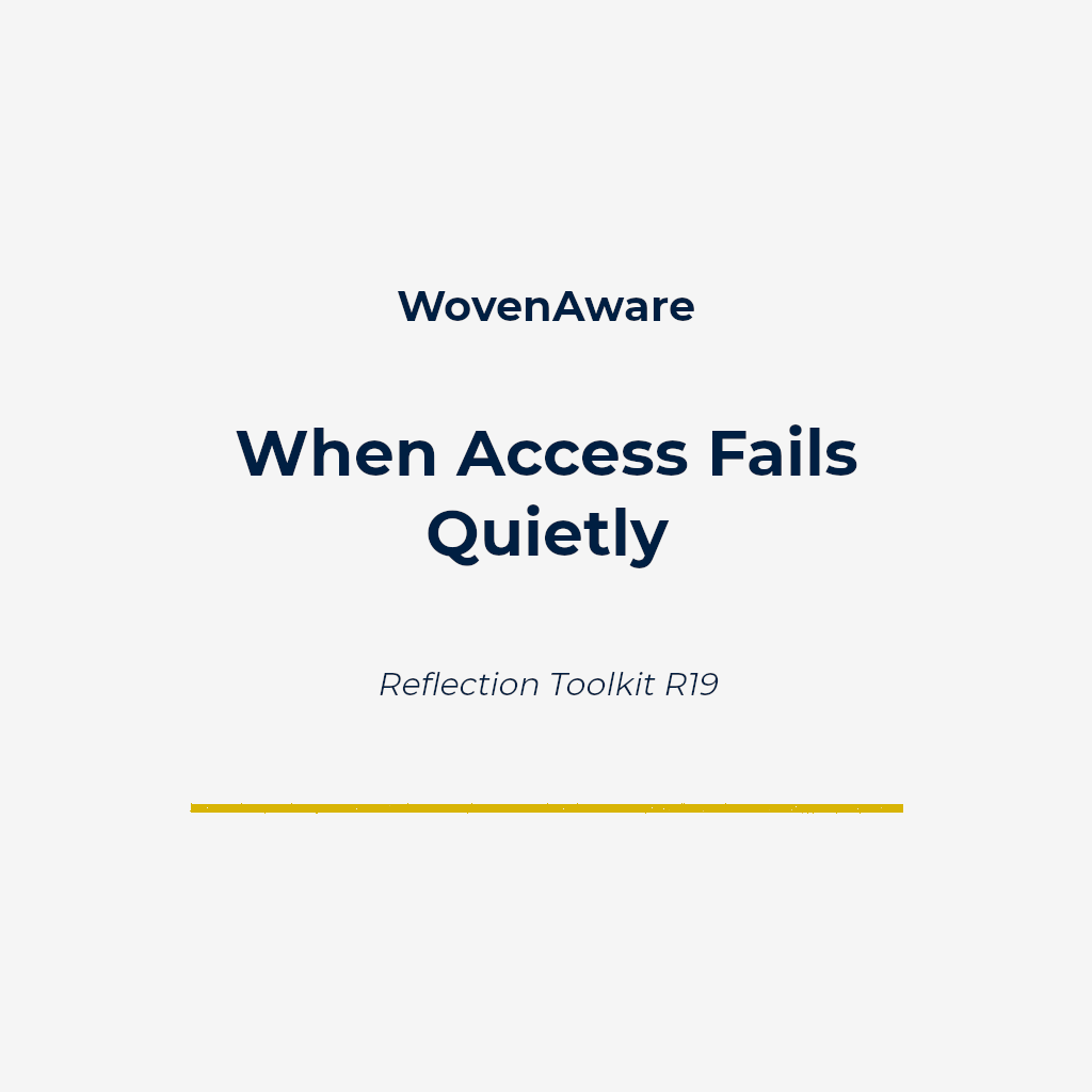 When Access Fails Quietly