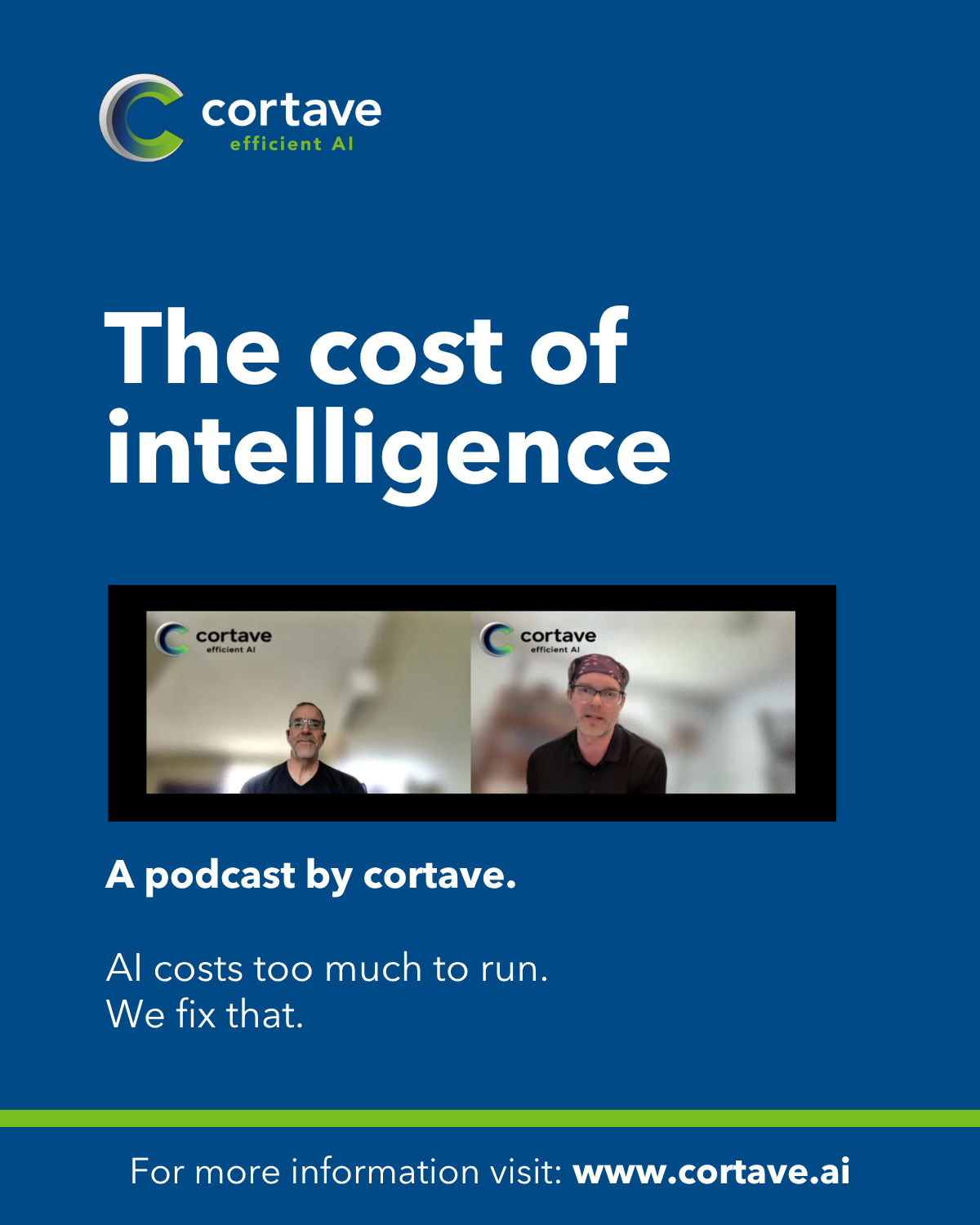 Podcast: the cost of intelligence