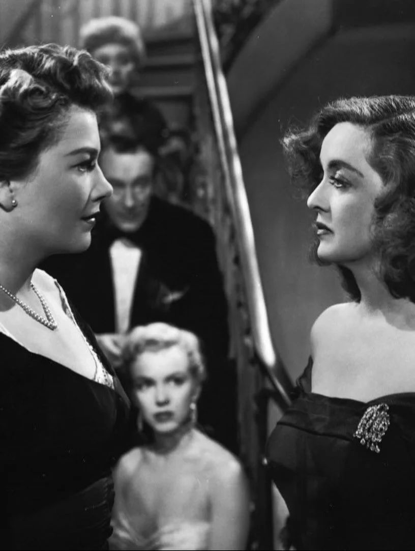 Hollywood ambition never changes. Inspiration for my WIP. 

Widely considered as among the greatest films of all time, in 1990, All About Eve became one of 25 films selected that year for preservation in the United States Library of Congress's Nation