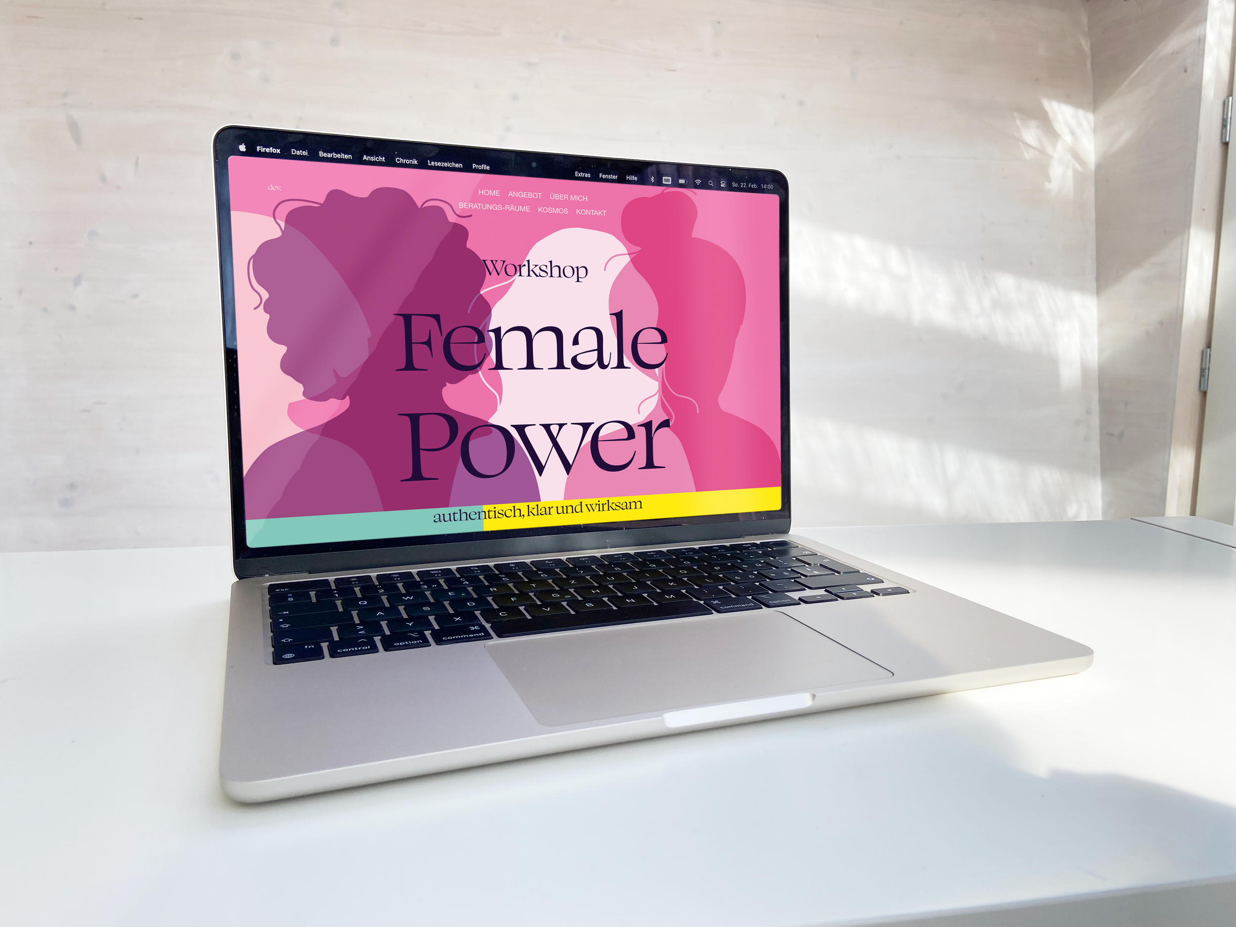 Webseite Workshop Female Power