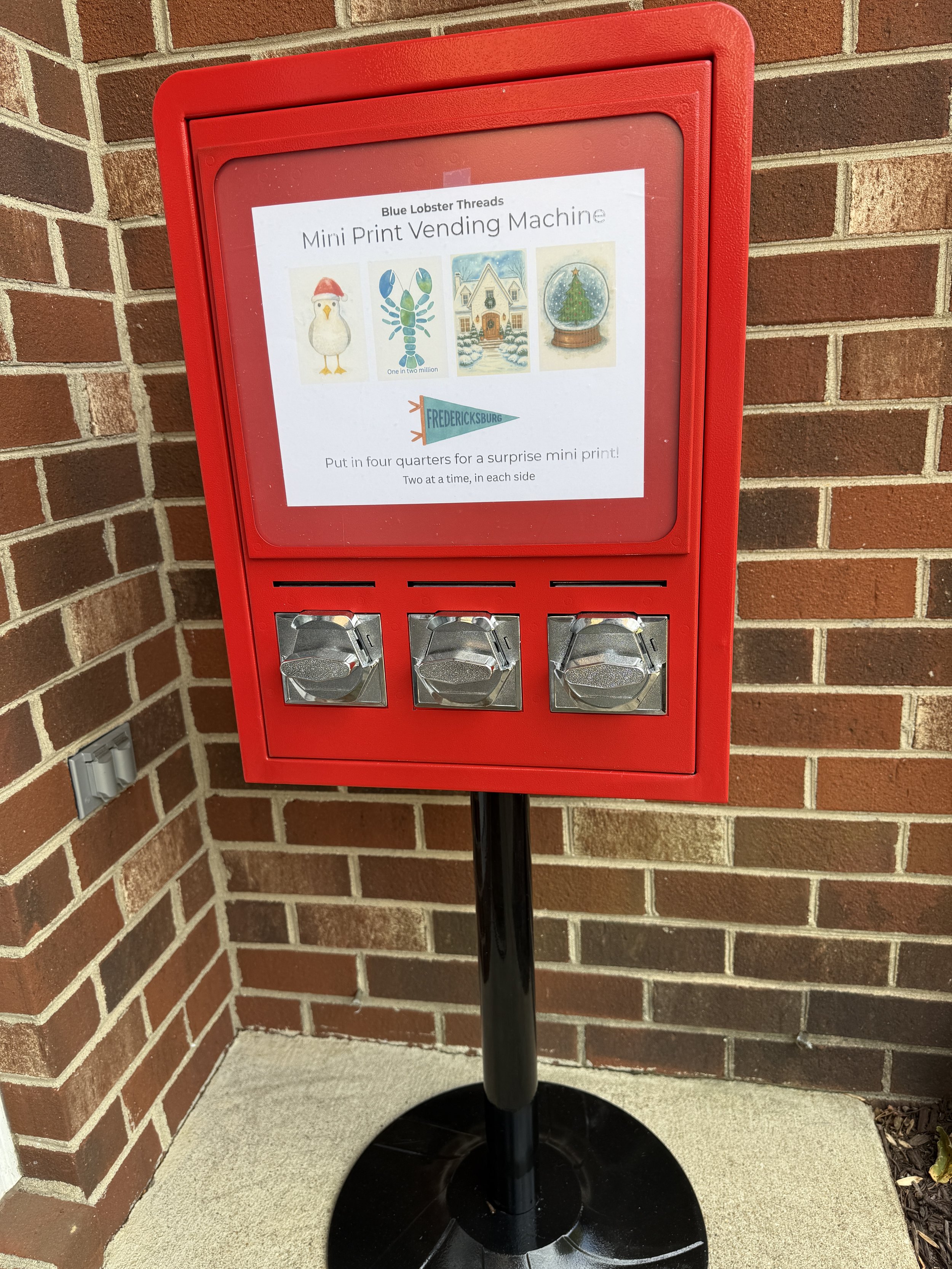 Host a Blue Lobster Tiny Art Machine