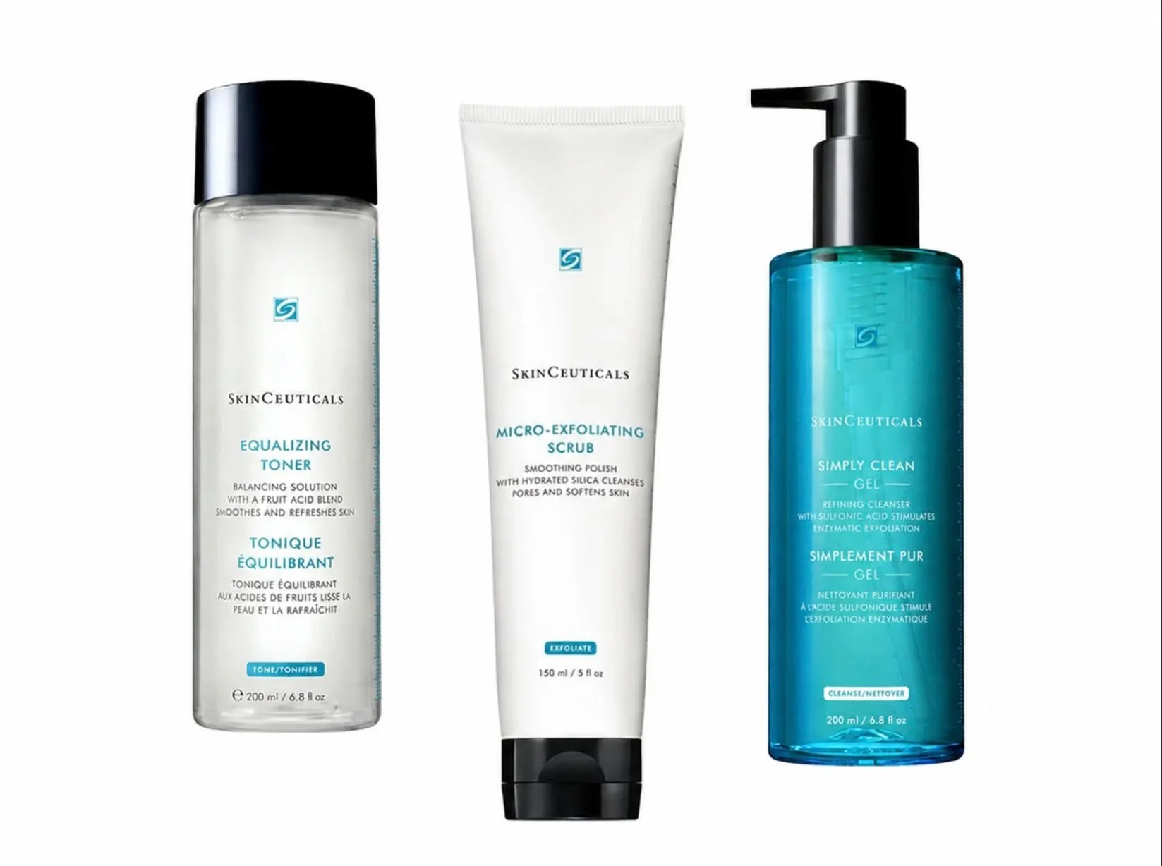 ✨ THE CLEAN STARTER KIT ✨
Your first step to cleaner, smoother, glowing skin 🤍

The perfect trio to refresh, exfoliate, and rebalance your skin routine with medical-grade skincare from SkinCeuticals.

🖤 Simply Clean
A deep-cleansing gel wash that r