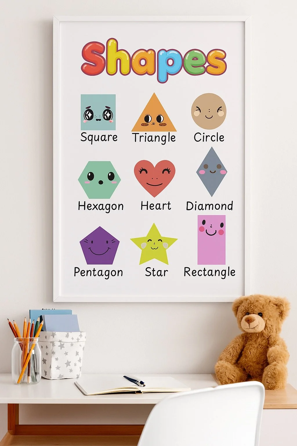 Shapes Nursery Print