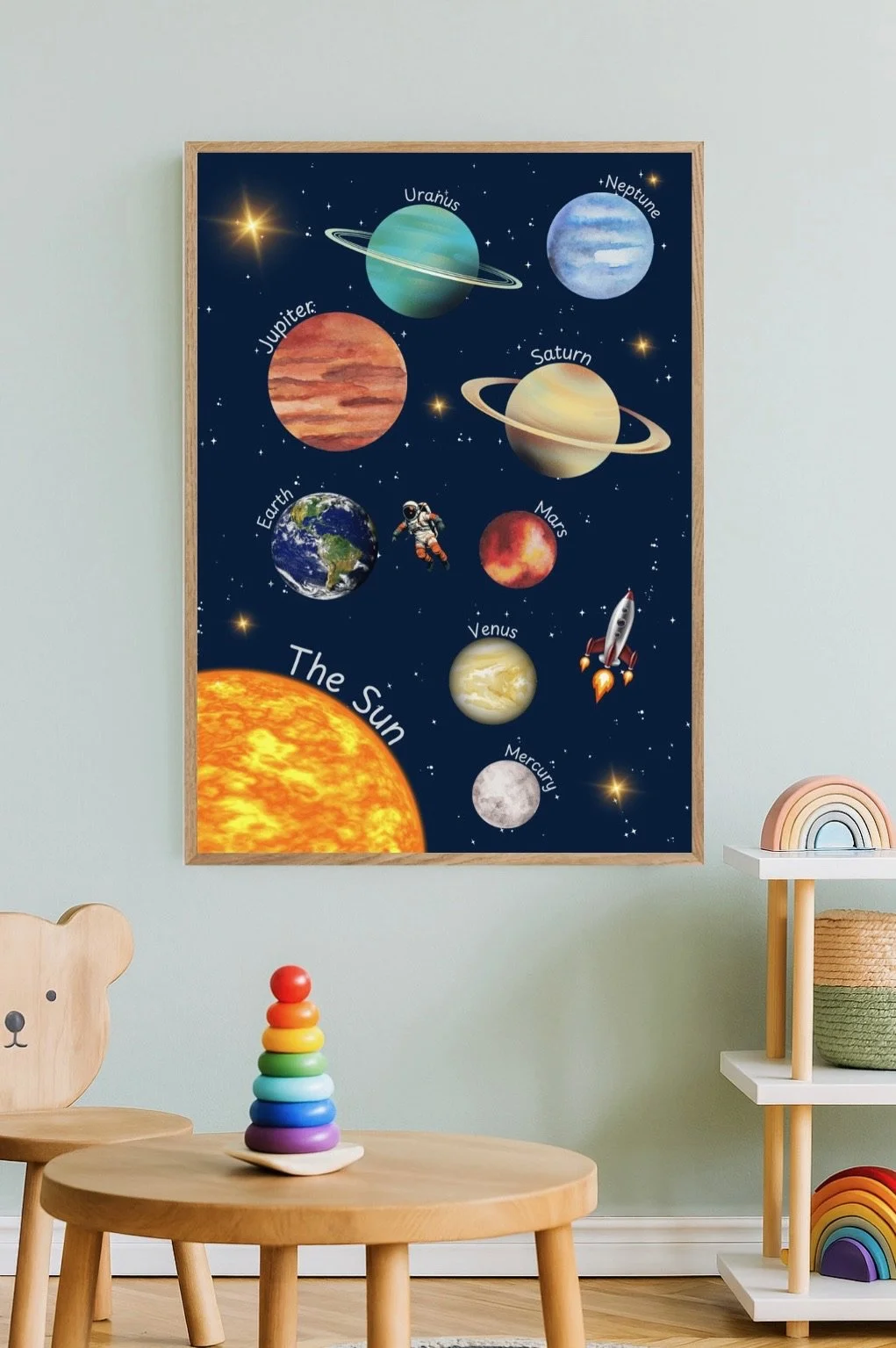 Space Nursery Print