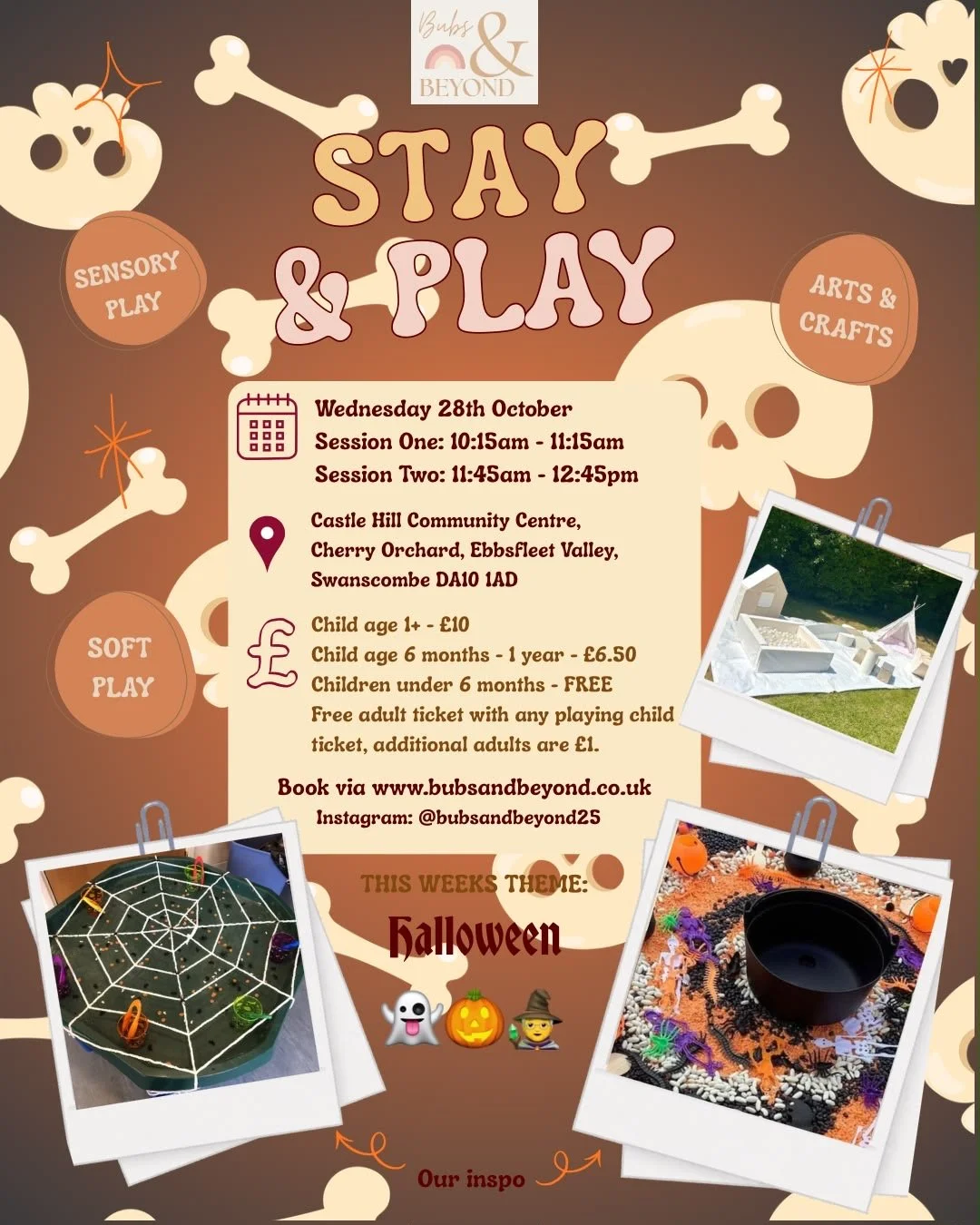 Stay & Play! Theme: Halloween - 28th October