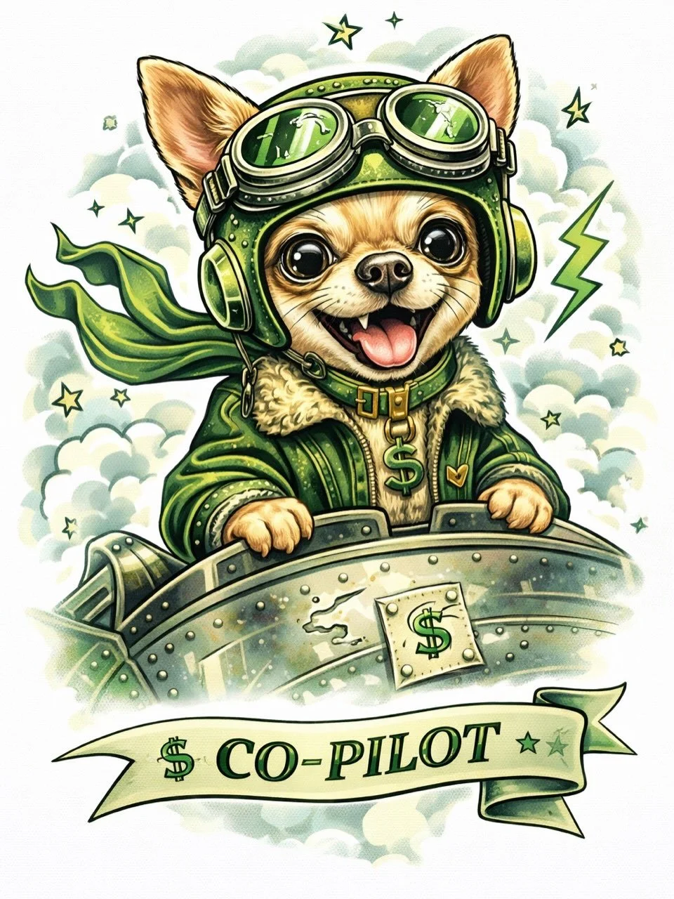 🐾✈️ Every pilot needs a co-pilot&hellip;

Ours weighs 3lbs and chooses chaos.

Ohio roots, aviation legends, and a little Shameless attitude &mdash;
this one&rsquo;s for the women who build, fix, and fly.

Don&rsquo;t see your pin-up?
Our artists wi
