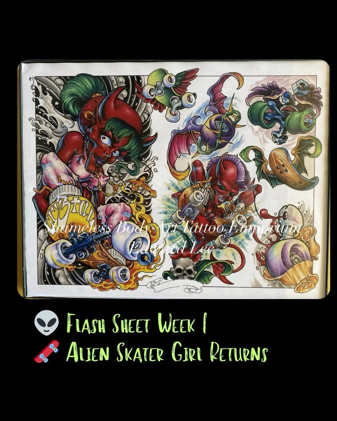 Women&rsquo;s History Month &ndash; Flash Sheet Week 2

👽 FLASH SHEET WEEK 2 HAS LANDED 👽

Looks like the Shameless mothership dropped off another round of designs.

This week&rsquo;s arrivals include:

👽 Alien Danglers
🛹 Alien Skater Girl (back 