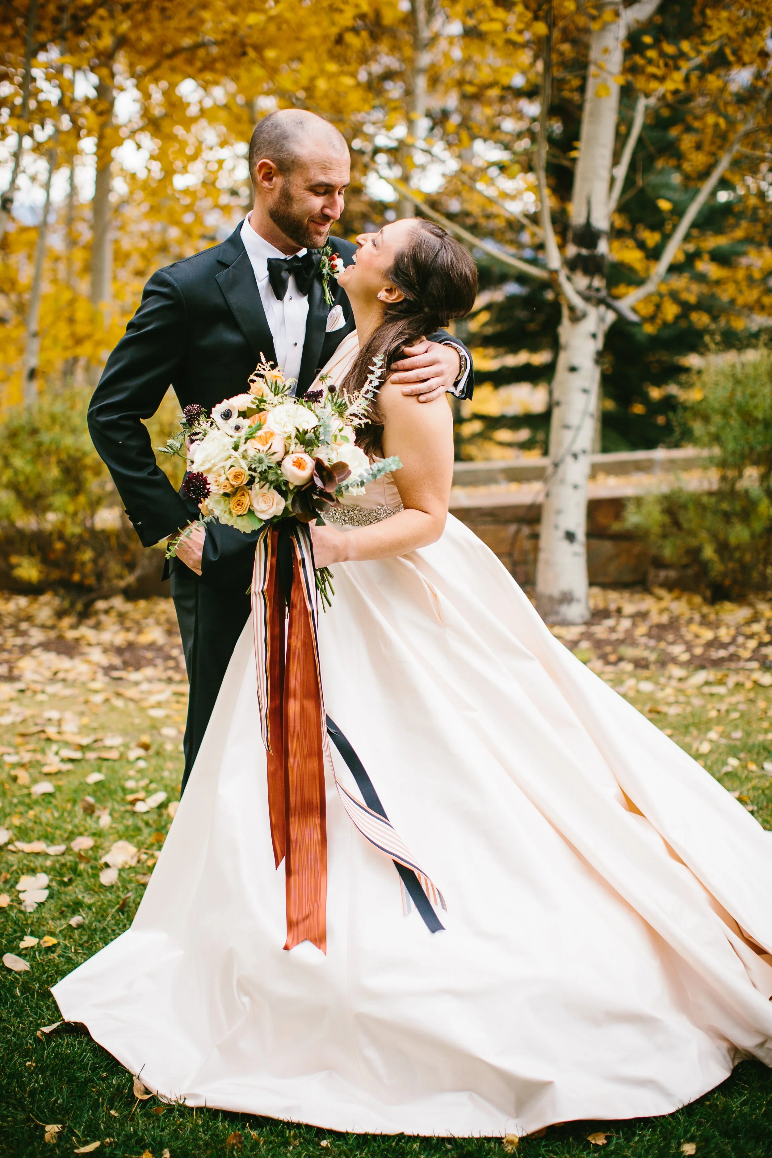 The Hartmans wedding in 2016 at the Four Seasons Jackson Hole – feature on the wedding website.