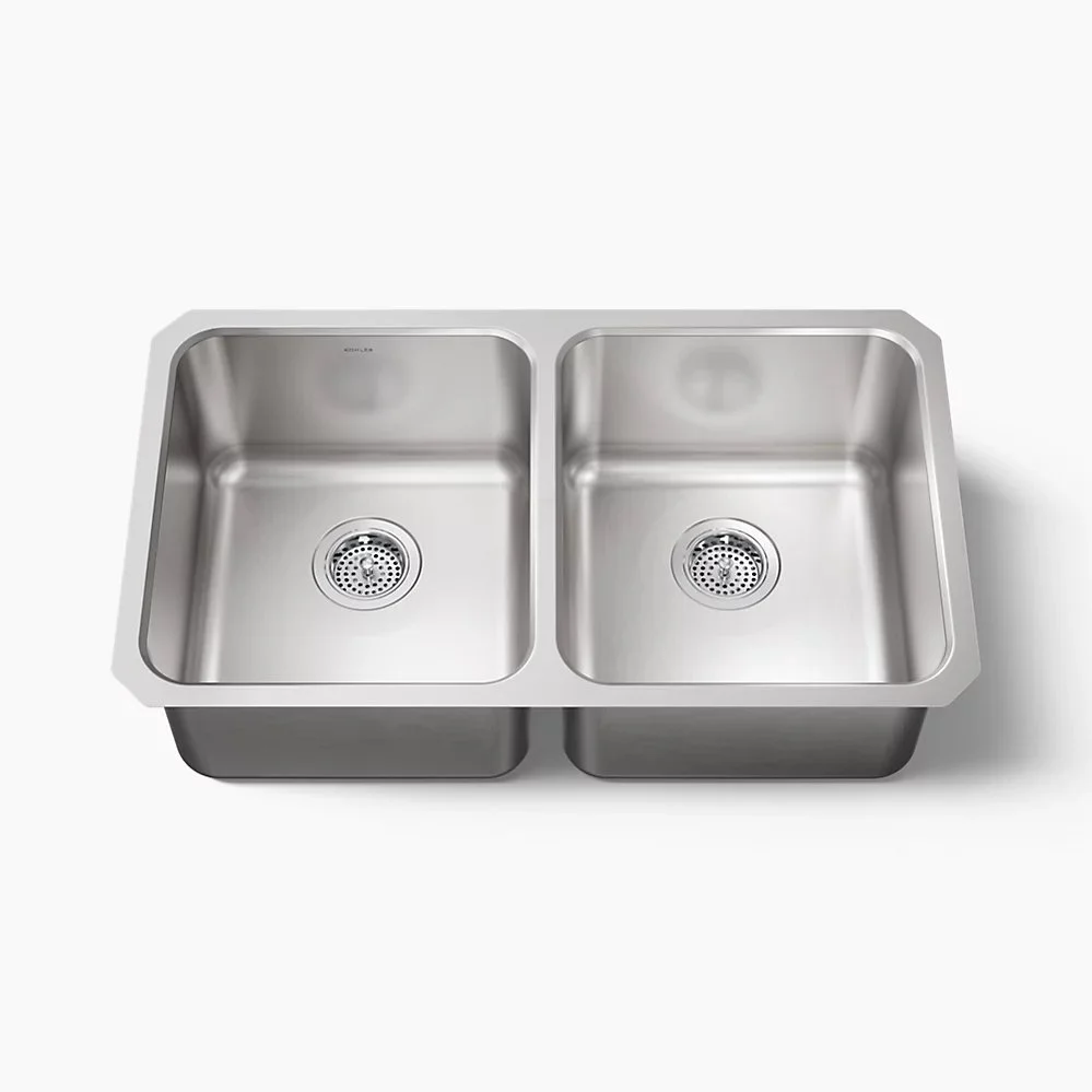 Undertone® 31-1/2" undermount double-bowl kitchen sink