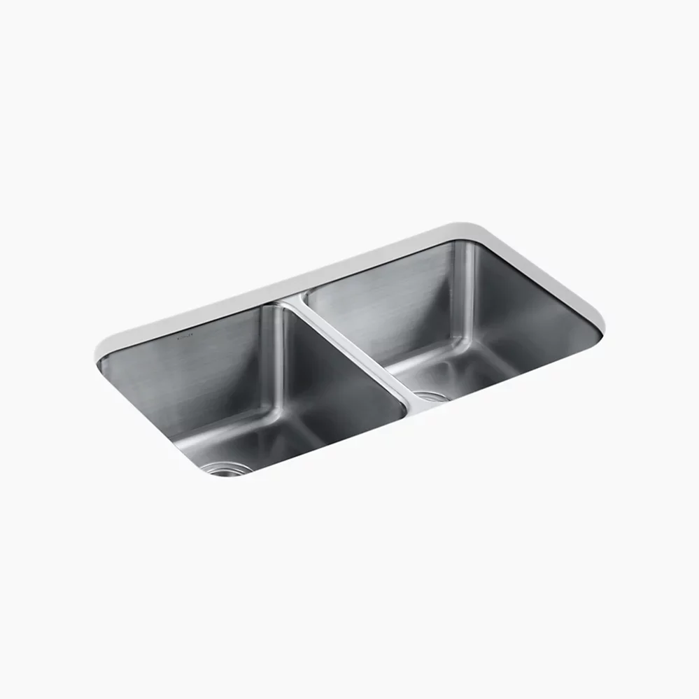 Undertone® 31-1/2" undermount double-bowl kitchen sink - 3171-HCF-NA