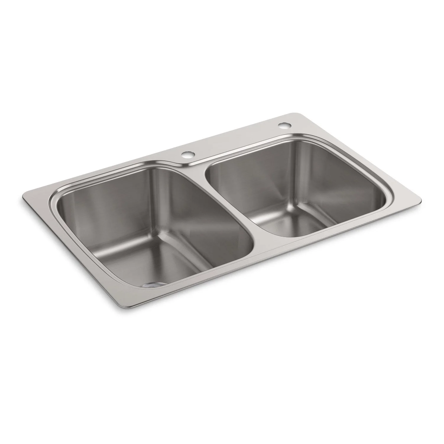Verse™ 33" top-mount double-bowl kitchen sink