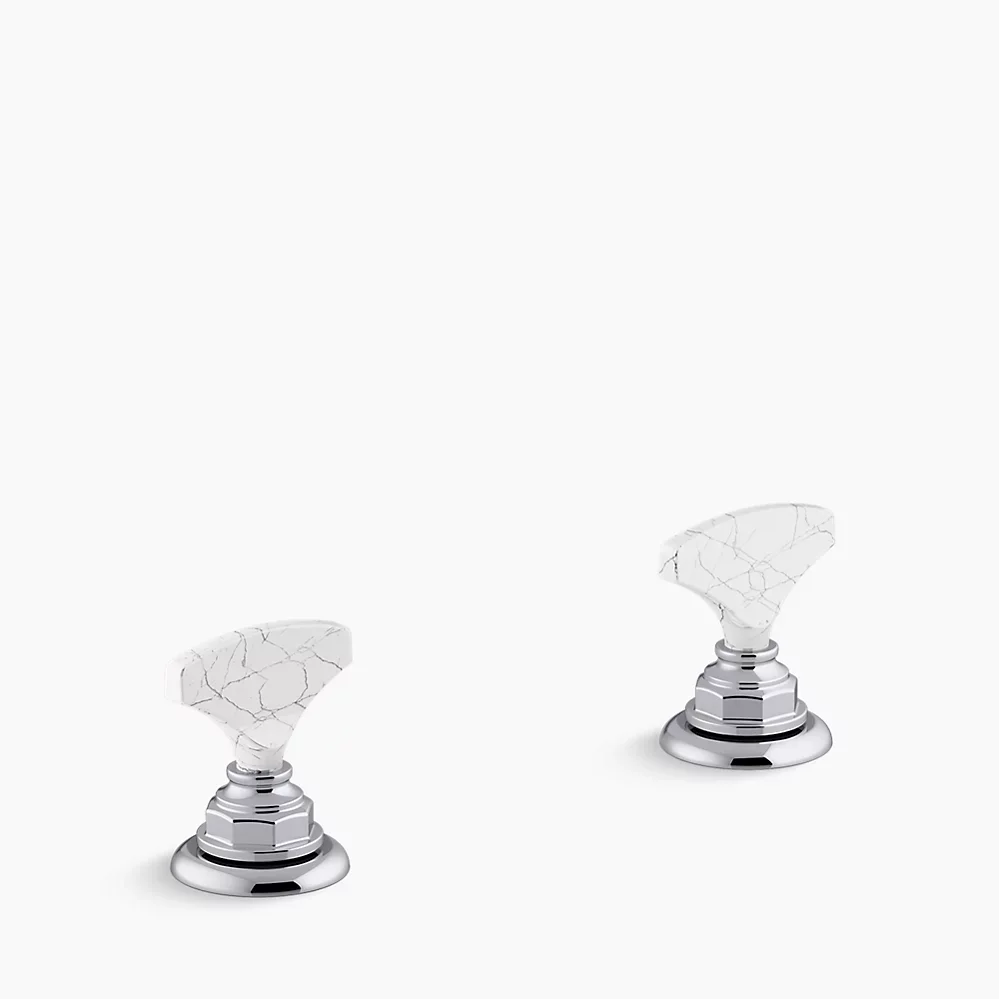Artifacts® Howlite T-handle Bathroom Sink Faucet Handles - K-98068-6HWL