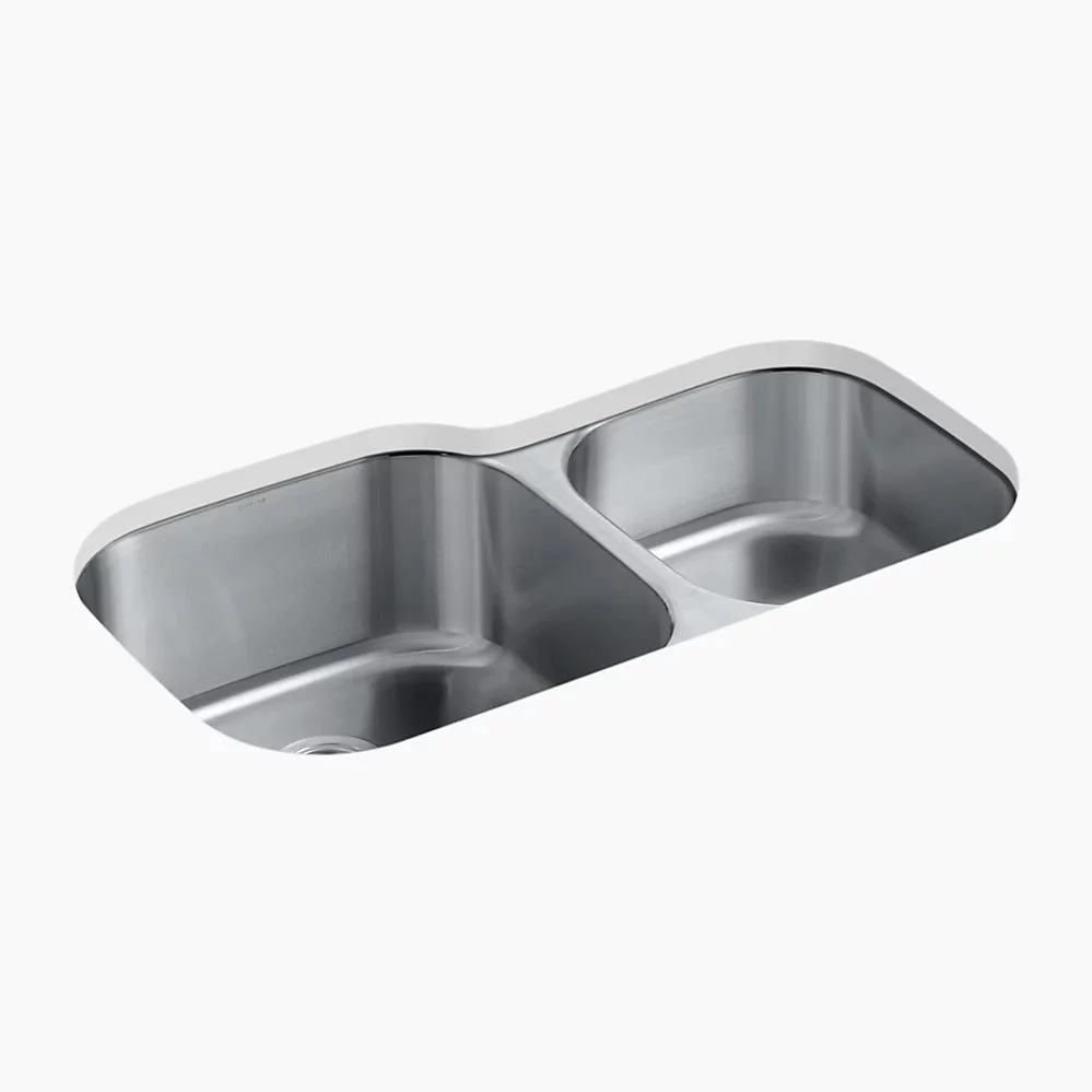 Undertone® Preserve® 35-1/4 undermount double-bowl kitchen sink