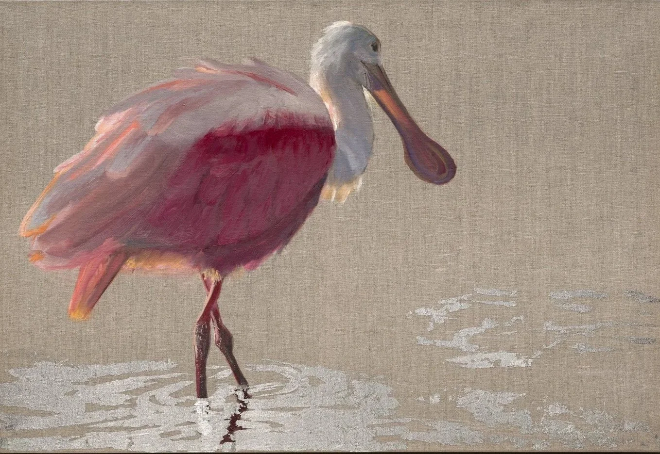 AmandaMcLenon_HibiscusSpoonbill_36x24_oilandsilverleaf_Linen_2026006.jpg