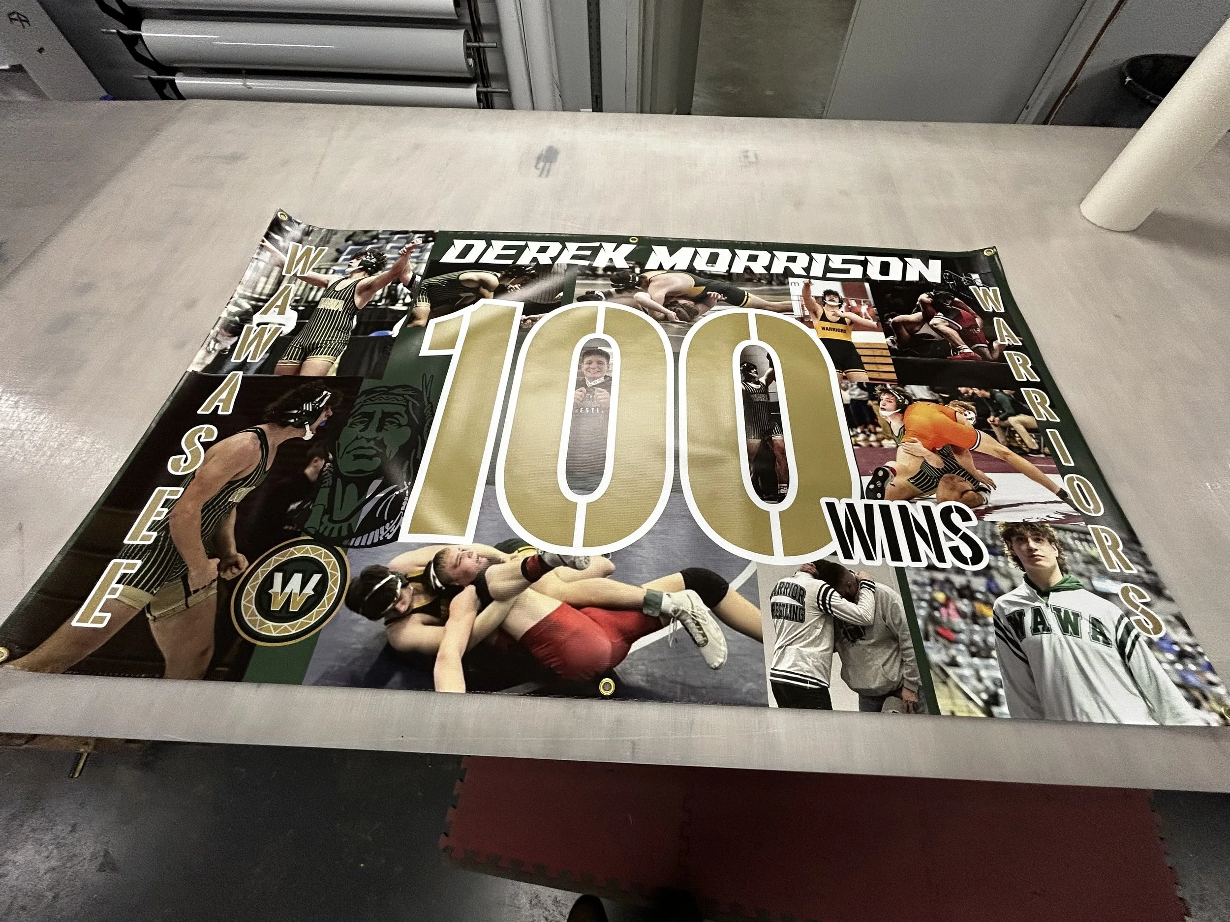 high school senior banners wrestling banner wawasee high school syracuse indiana
