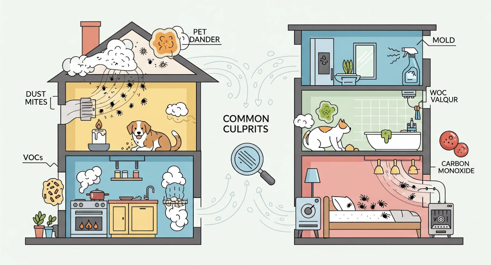 Identifying Major Indoor Air Pollutants In Your Space