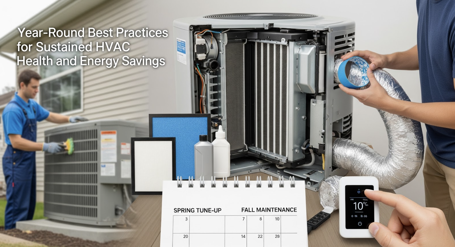 Year-Round HVAC Maintenance Tips for Better Health and Energy Efficiency