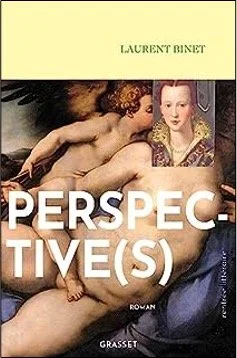 Couverture du livre 'Perspectives' de Laurent Binet, illustrée d'une peinture classique représentant des figures humaines.
