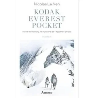 Couverture du livre 'Kodak Everest Pocket' avec une image de montagne enneigée.