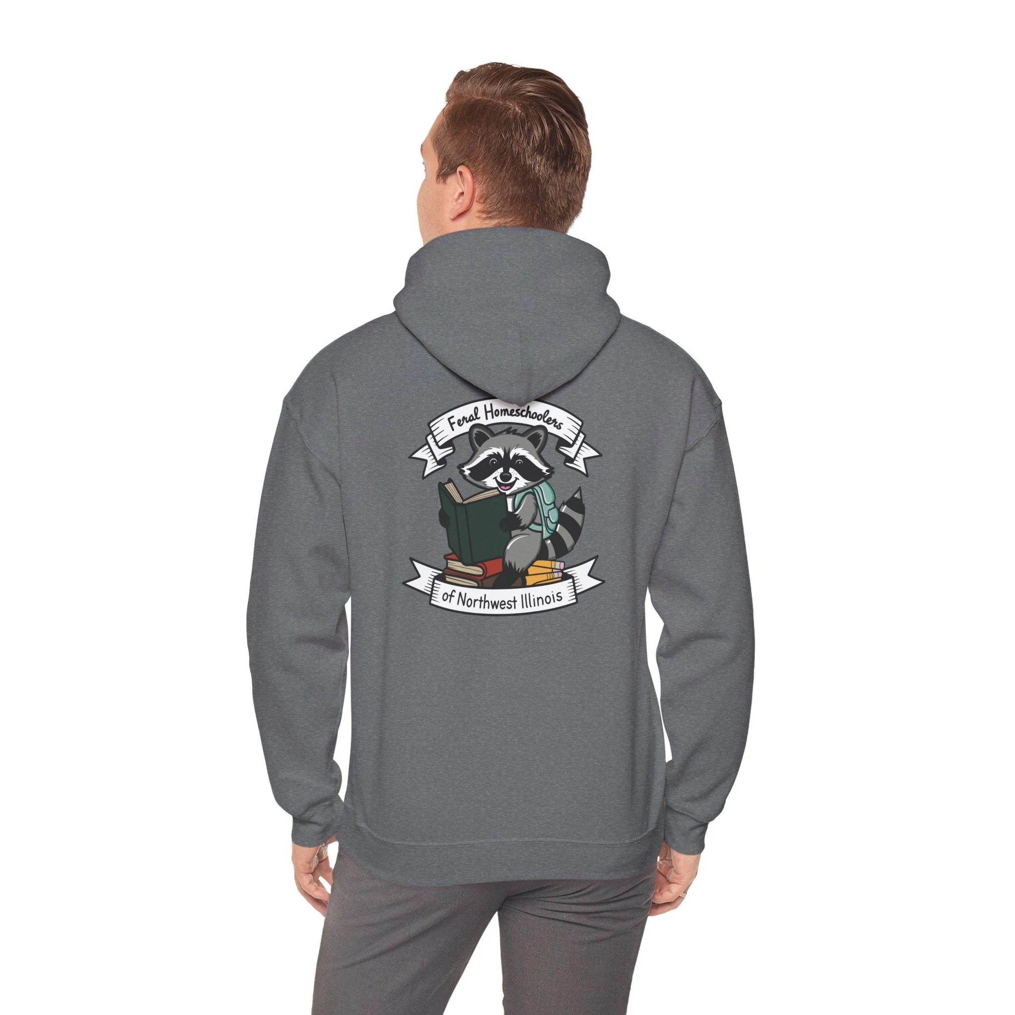 Raccoon Logo Hoodie - Logo on back