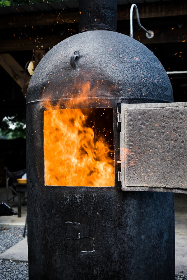 Myron Mixon bbq smoker