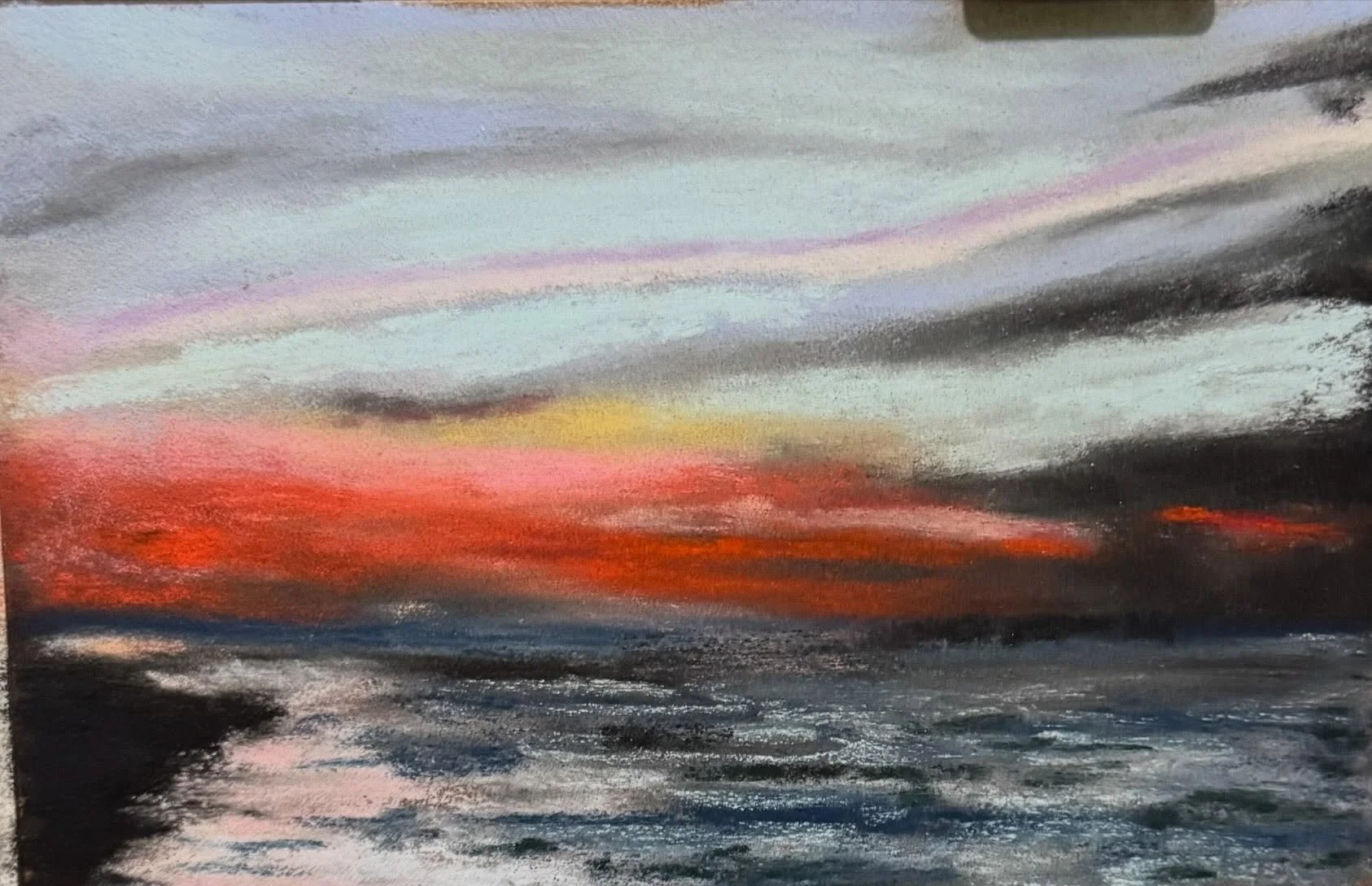 Art of Sky and Water over the years #soft pastel #skyscapes #new work by Amy Ruby
