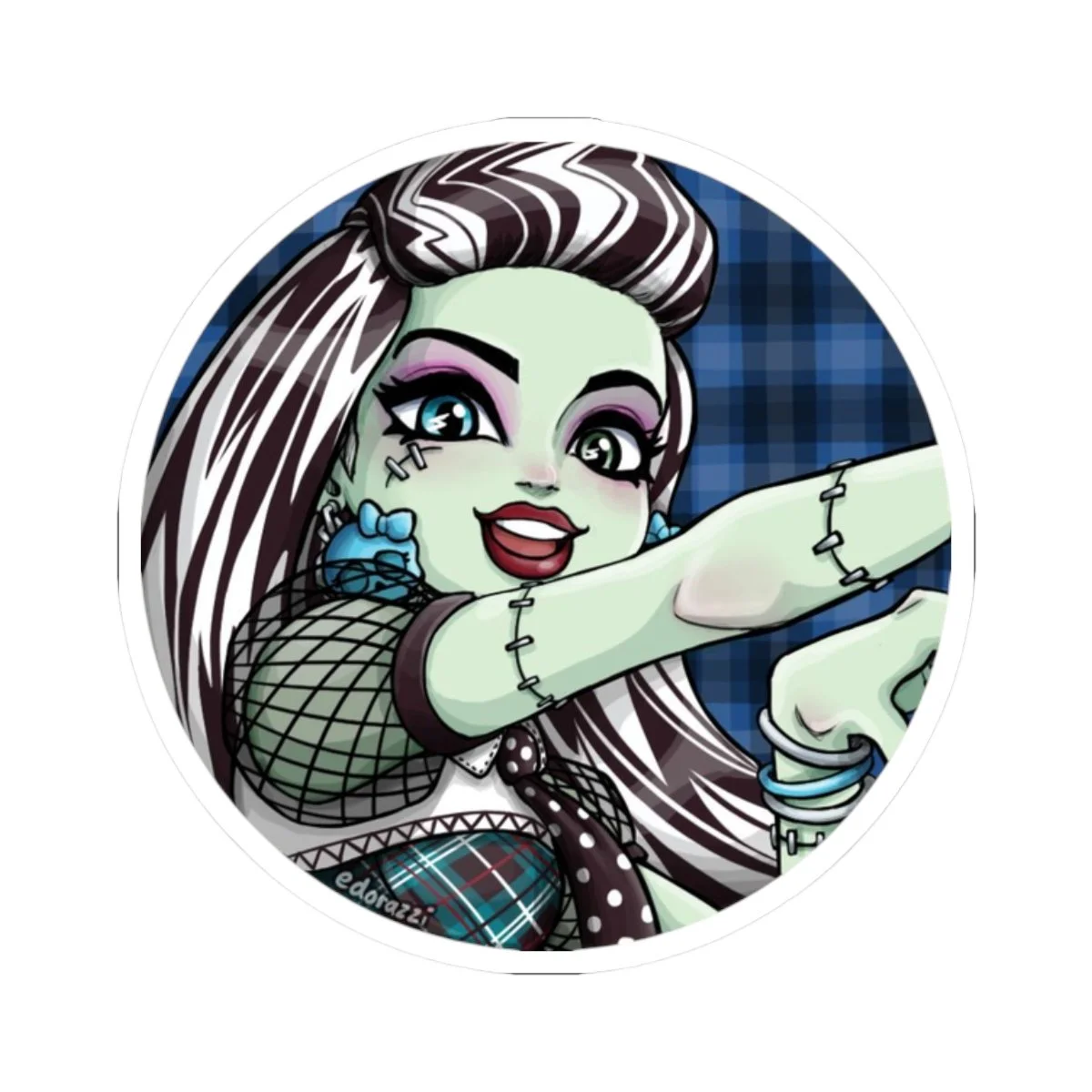 She's Alive kiss-cut sticker