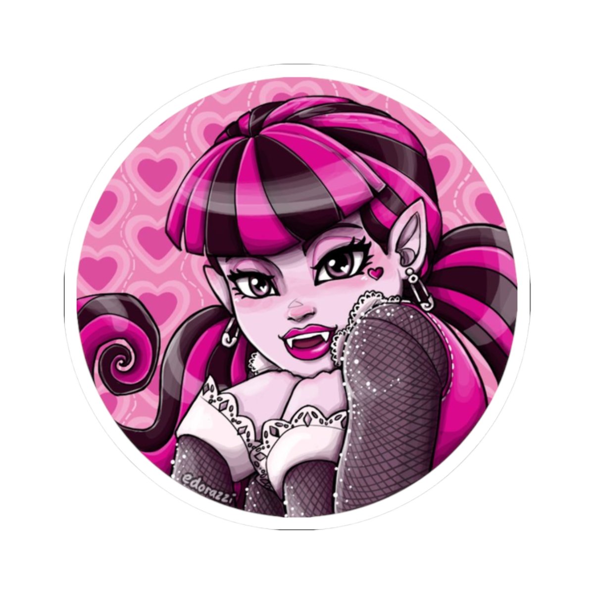 Bubblegum Bite kiss-cut sticker