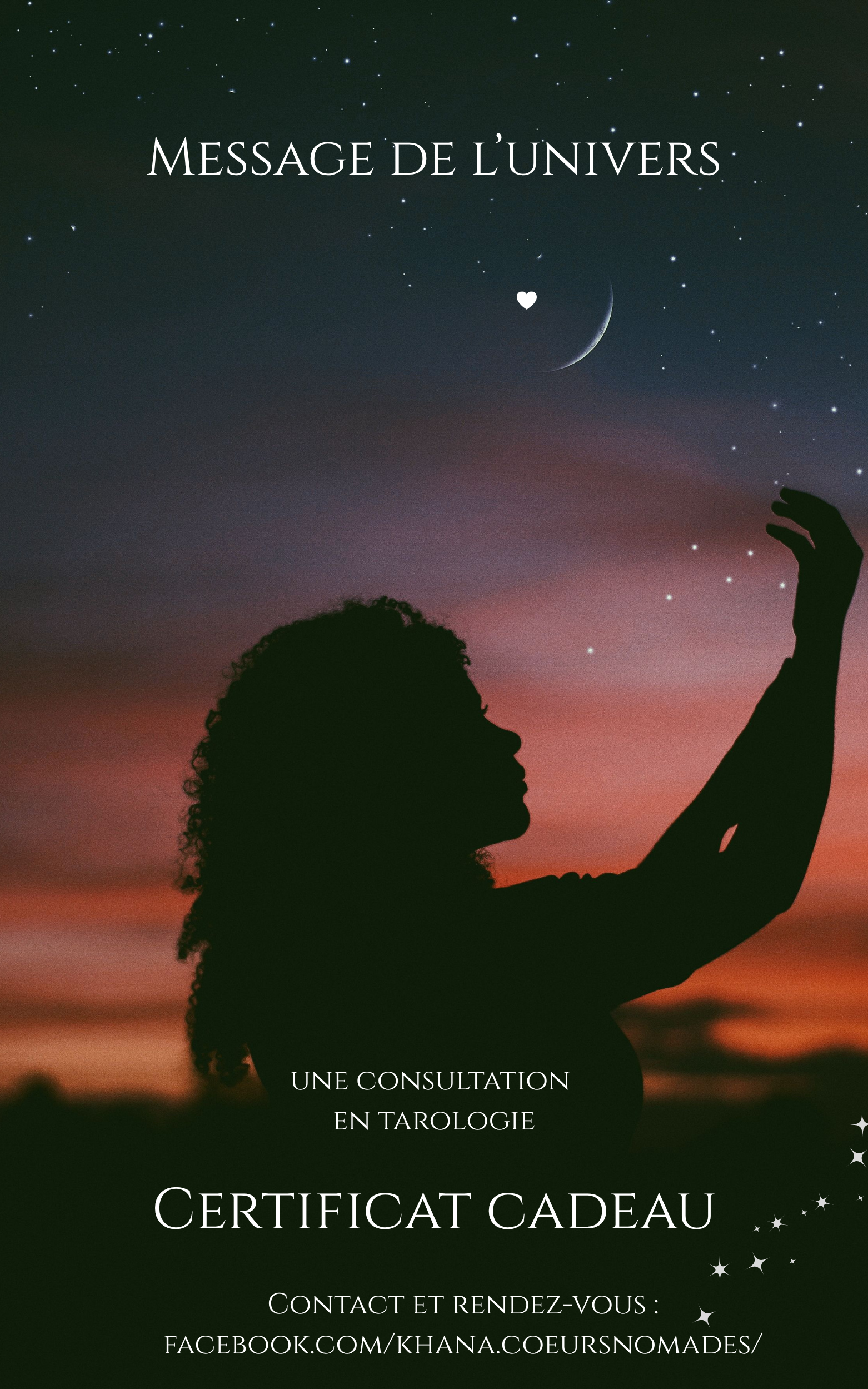 Certificat Cadeau Message de l'Univers (Tarologie)