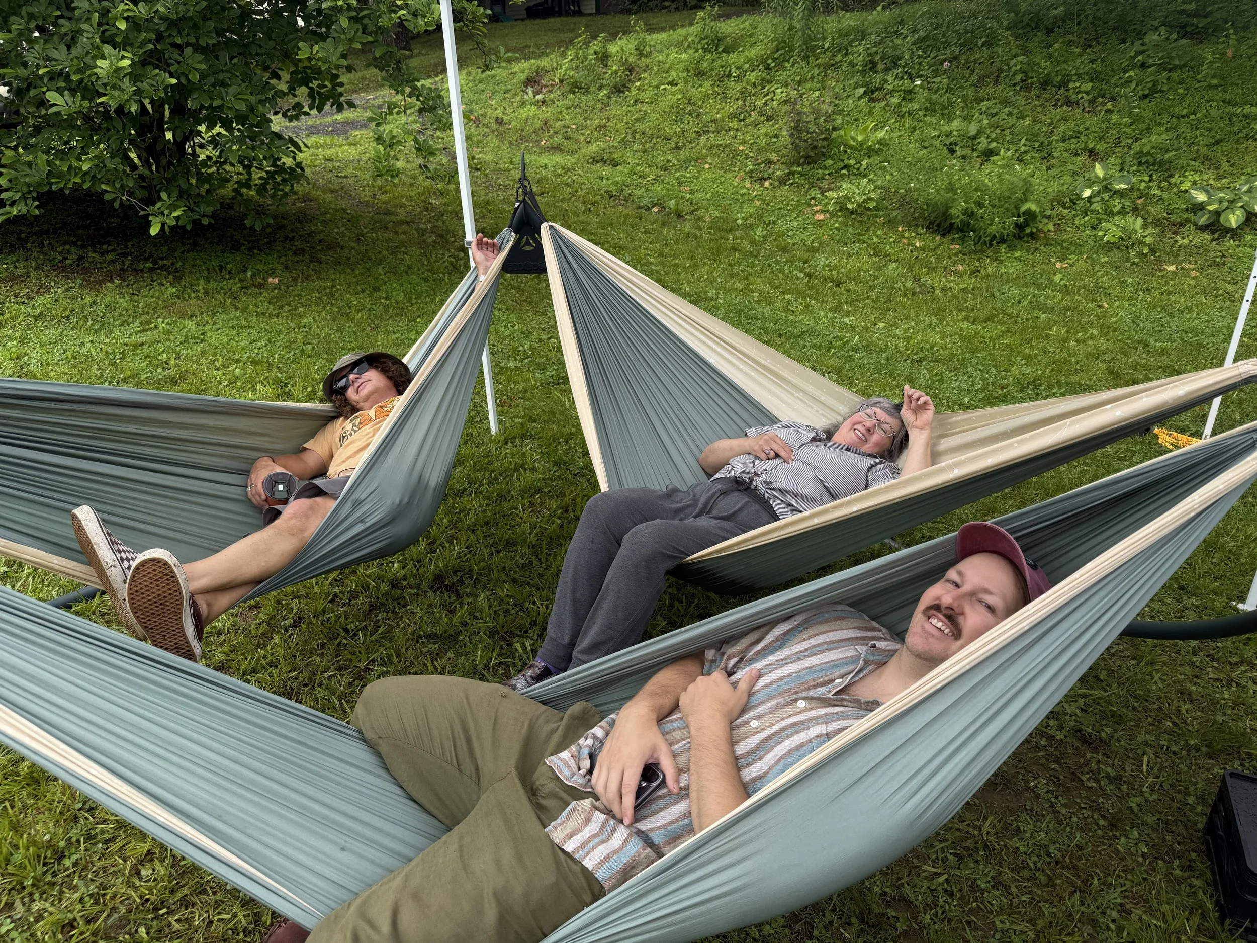 Hammocks Across America: Ken’s birthday hang