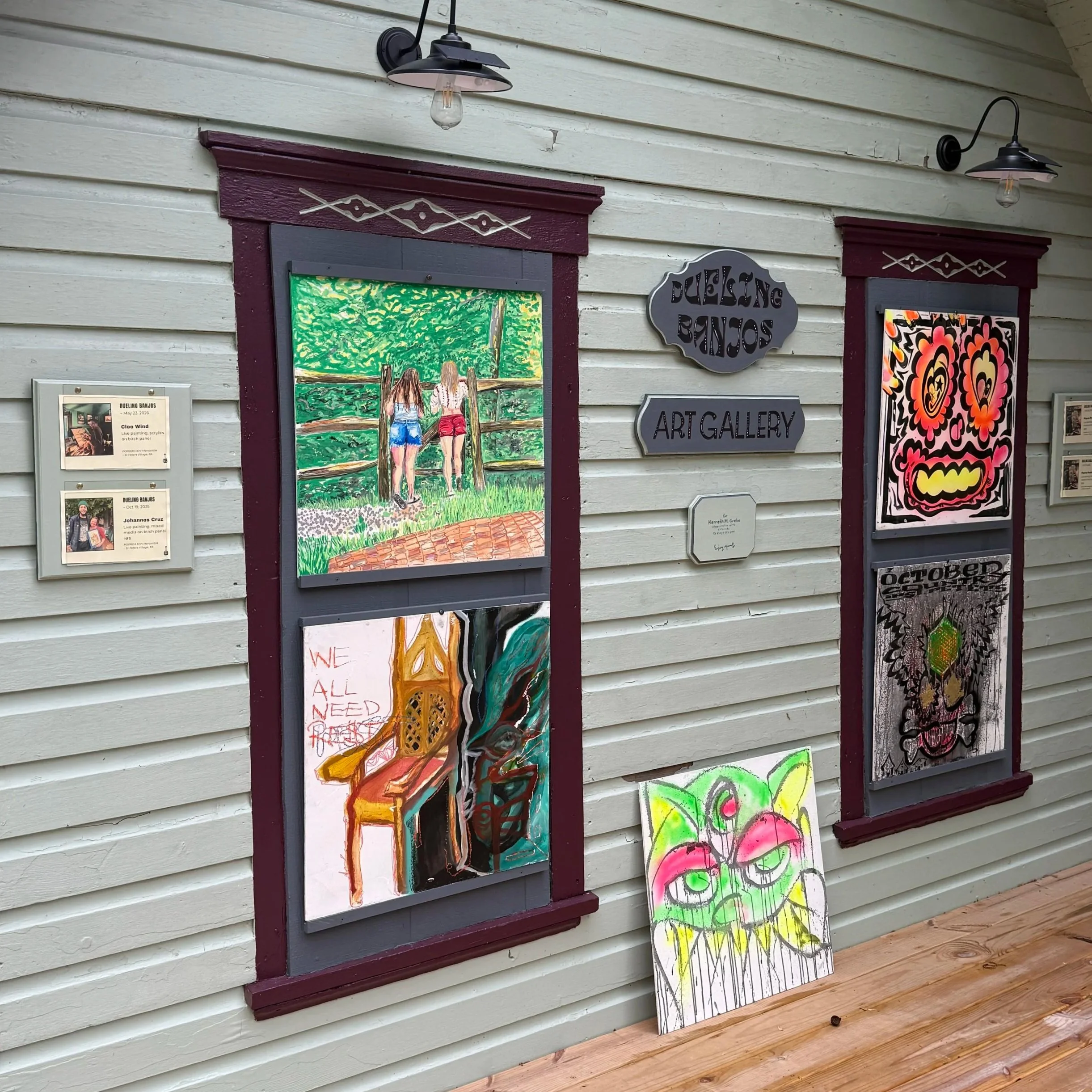 Gallery Dedication: Dueling Banjos, Tiny KMG Exhibition