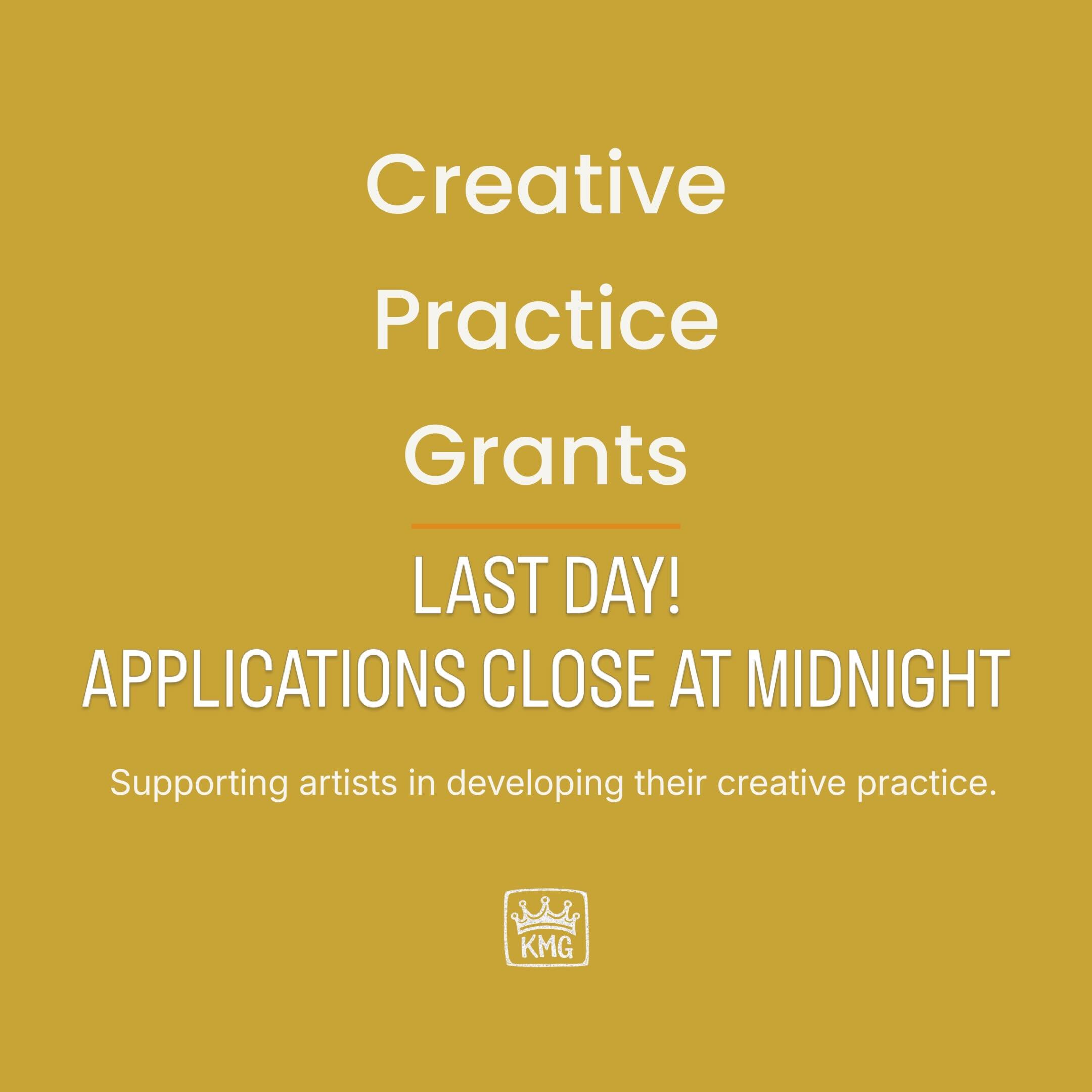 LAST DAY TO APPLY 🧡

Applications for the Kenneth M. Grebe Foundation&rsquo;s inaugural Creative Practice Grants close tonight at midnight.

We&rsquo;re awarding $3,000 in grants to support active creative practices across Southeastern Pennsylvania: