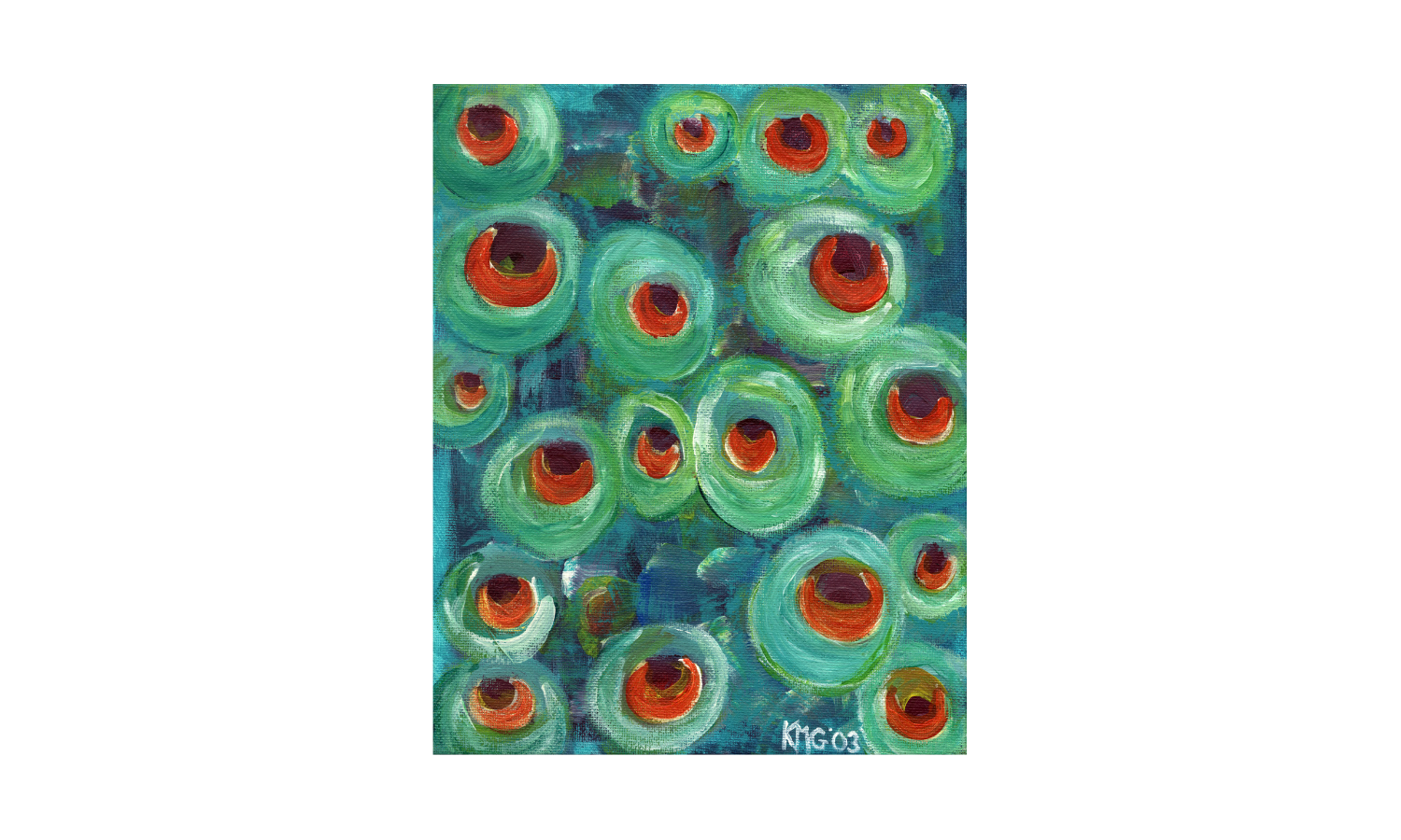 Peacocks (Pcox) - signed print