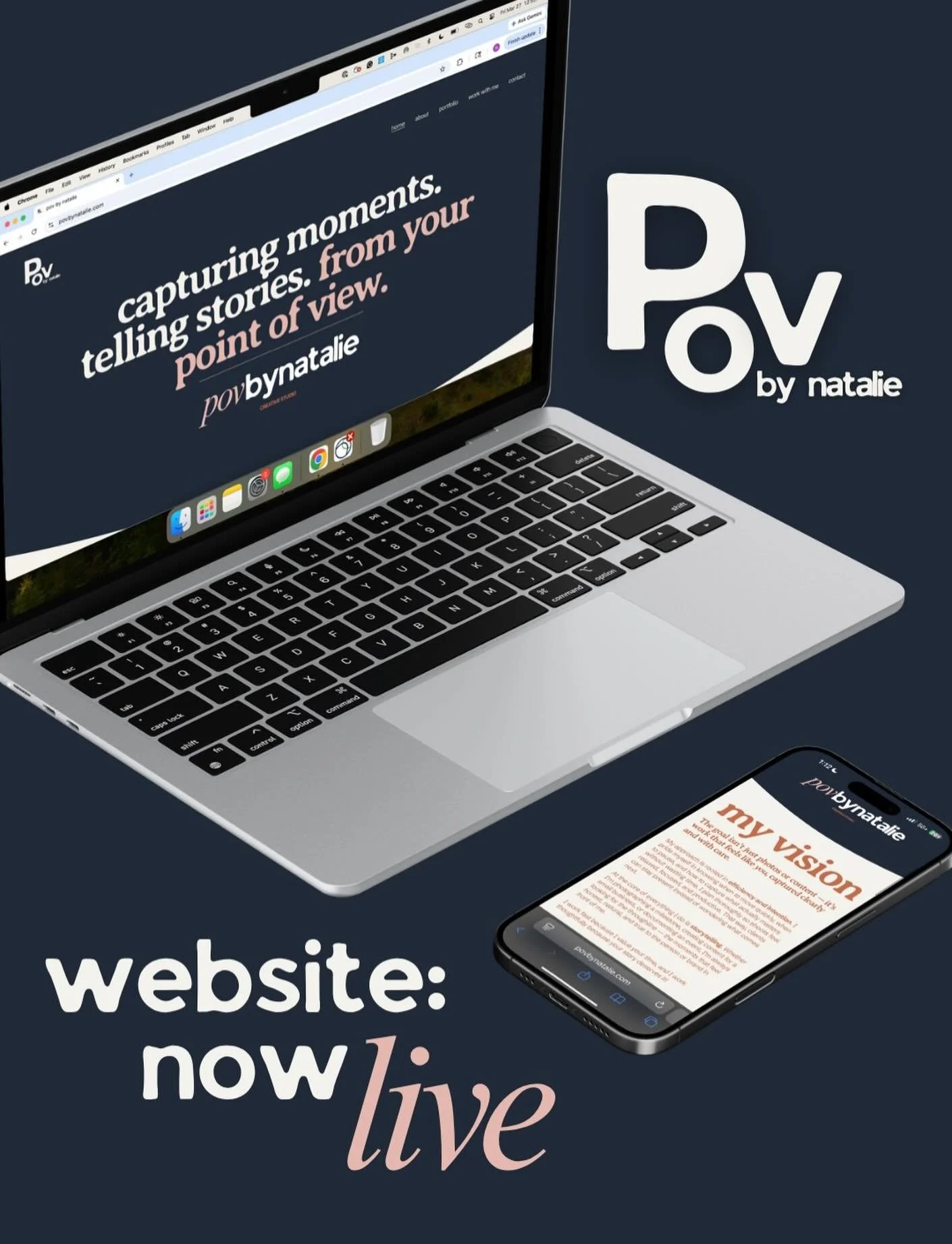 We are live! 🎉 

Check out the link in my bio for the official @pov.by.natalie website launch! It&rsquo;s crazy to see this dream come to life and I&rsquo;m so excited to jump in. View my services and book with me today! 🎥 

#marketingagency #ncpho