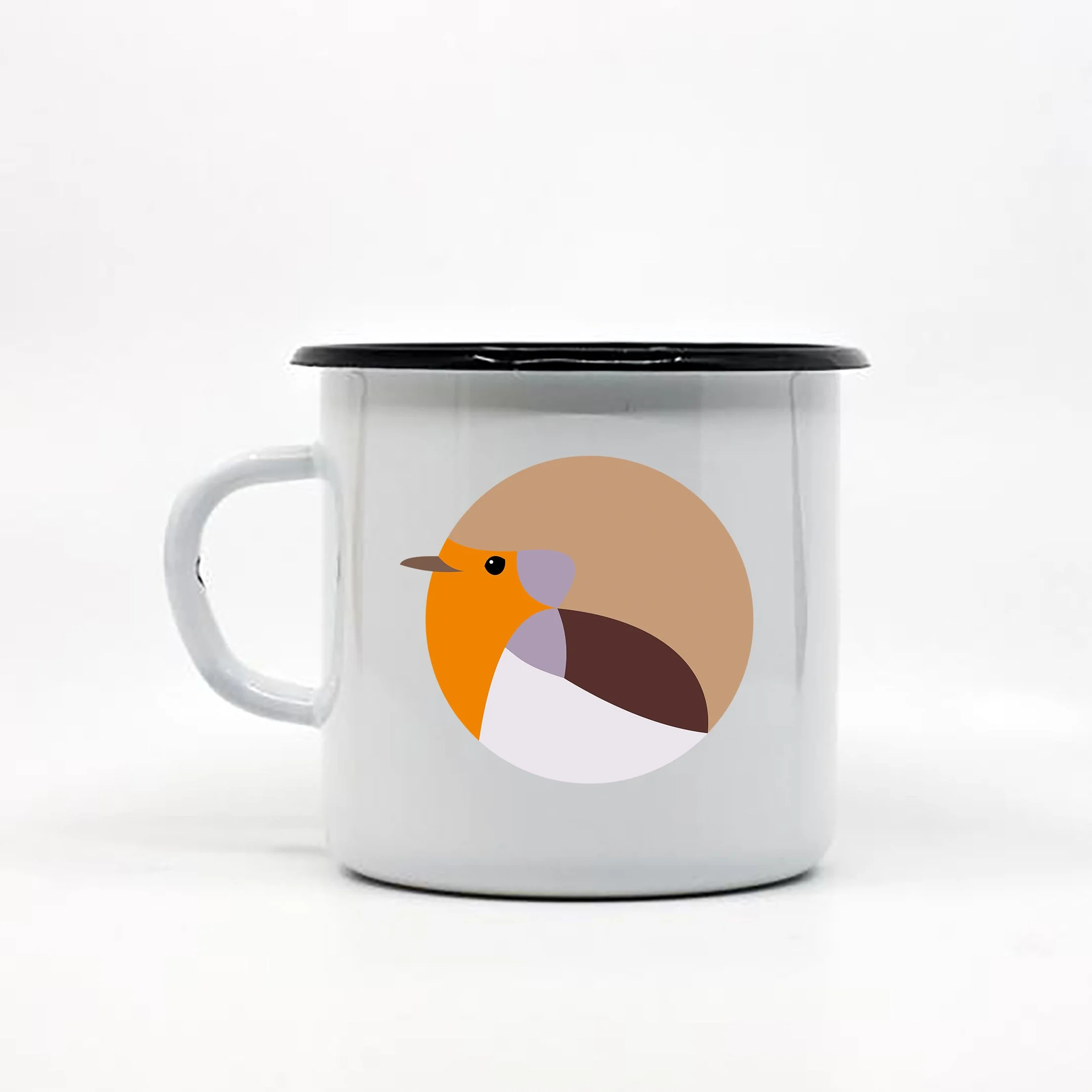 Taza petirrojo esférico (geométrico)