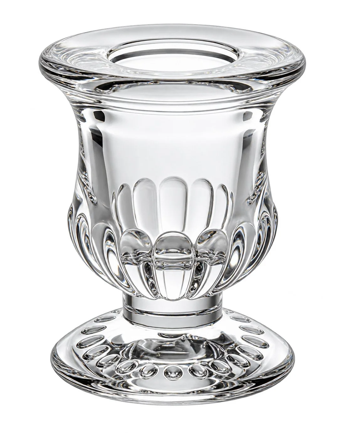 Faceted Clear Glass Candle Holder.jpg