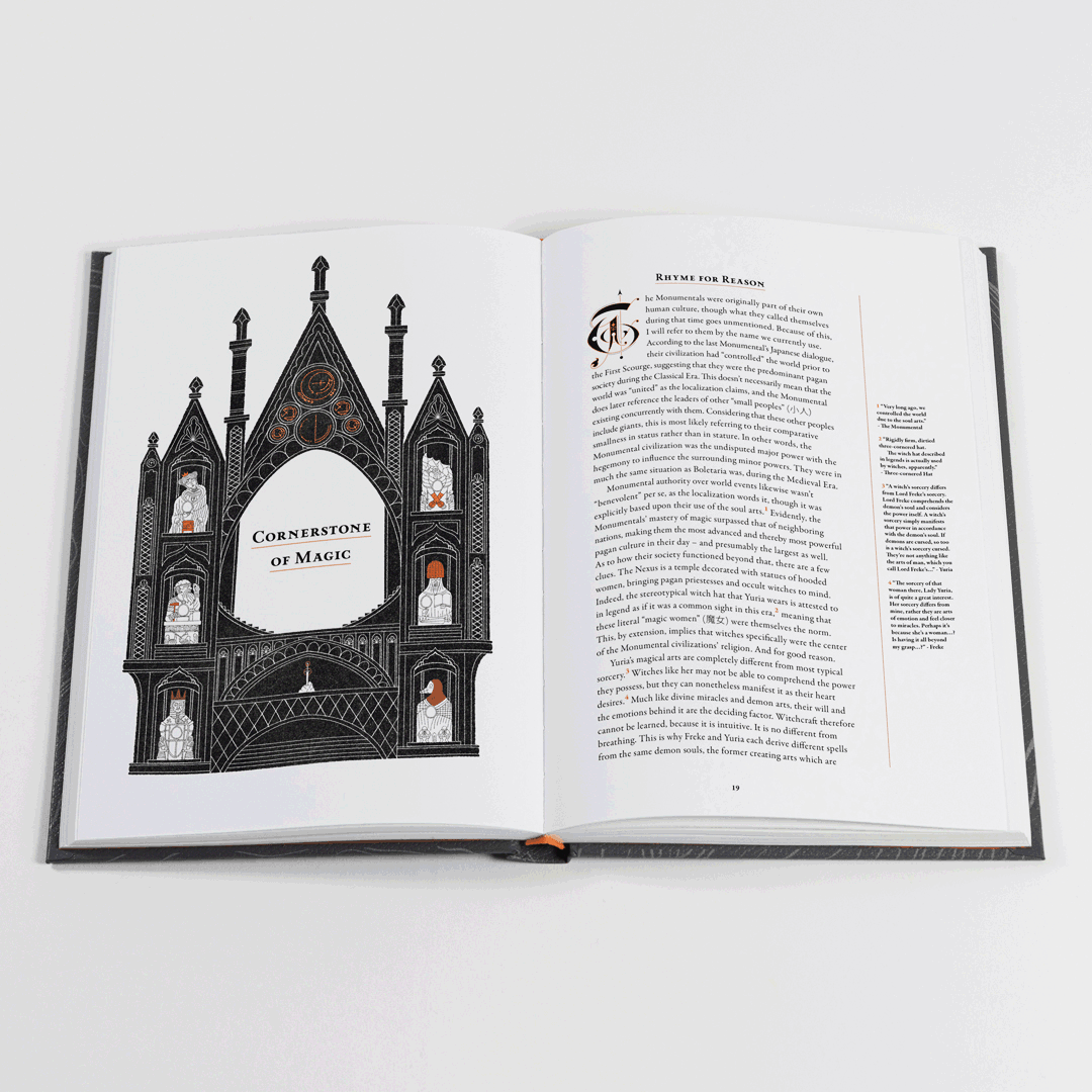 For Tune and Fairweather's 'Demonic Archive' a series of illustrations set within a book.
