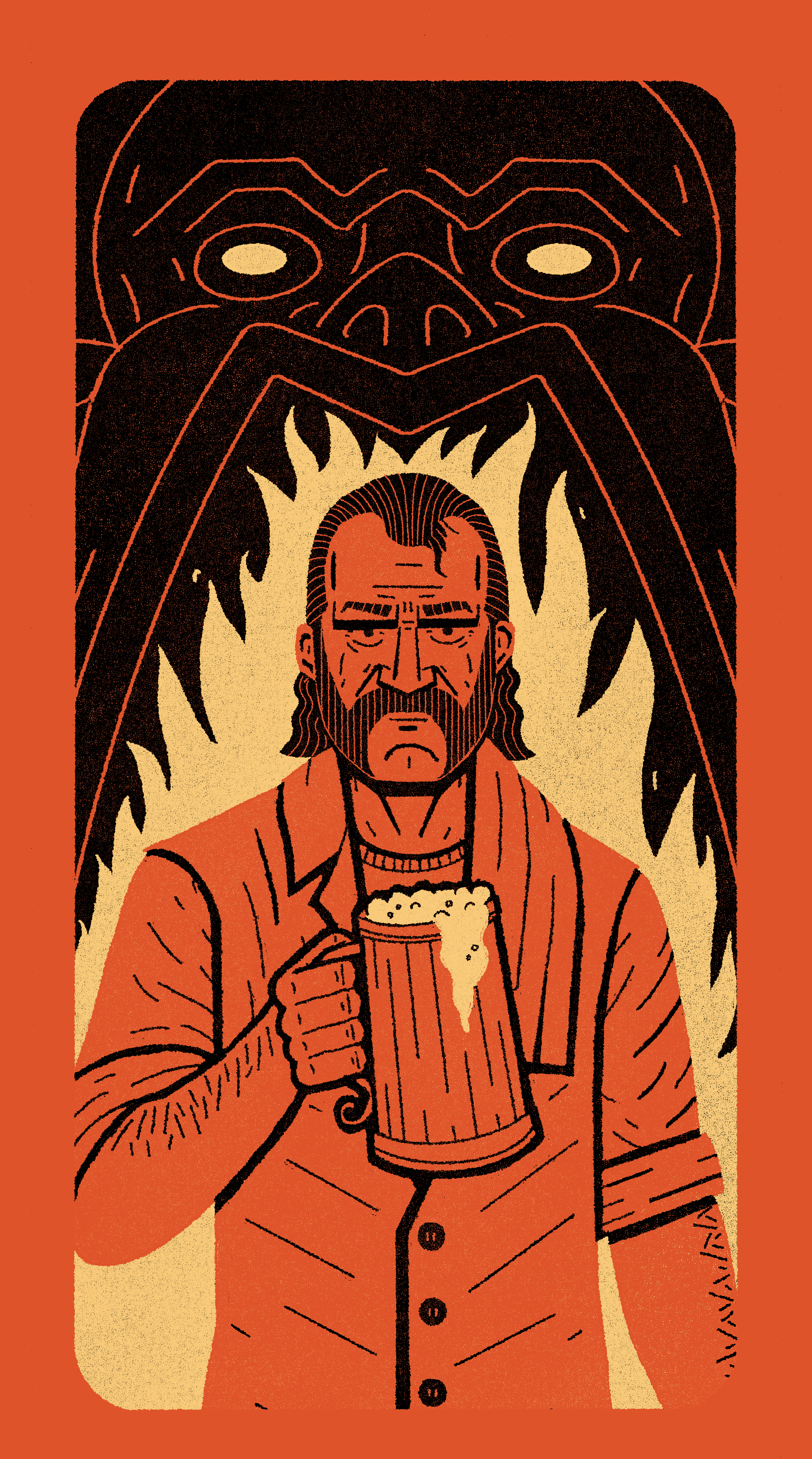 Horrified - Dungeons & Dragons - D&D - Illustrations for a playing cards as part of a board game, depicting different characters.