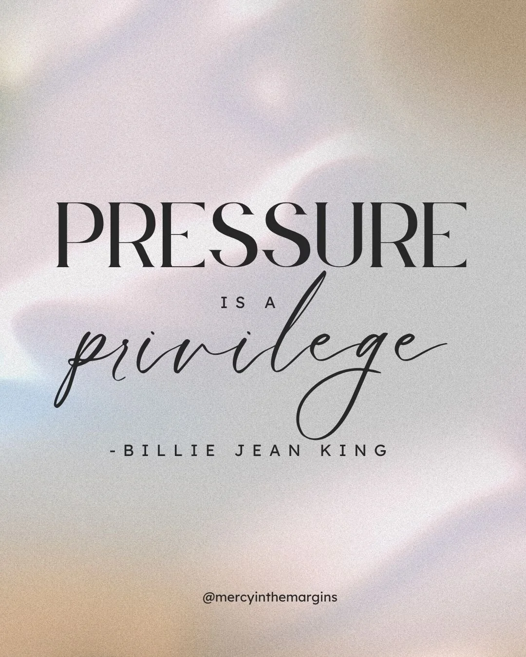 I recently heard this quote for the first time. It was a soundbite from Dallas Cowboys Cheerleader @karley_swindel on my guilty pleasure podcast (@backtothebarrepodcast), and I cannot get over it. 

Pressure truly is such a privilege. 
People trust y