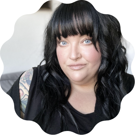 Headshot of KC for Freebird Beauty Co. wedding hair and makeup in Hamilton, Ontario