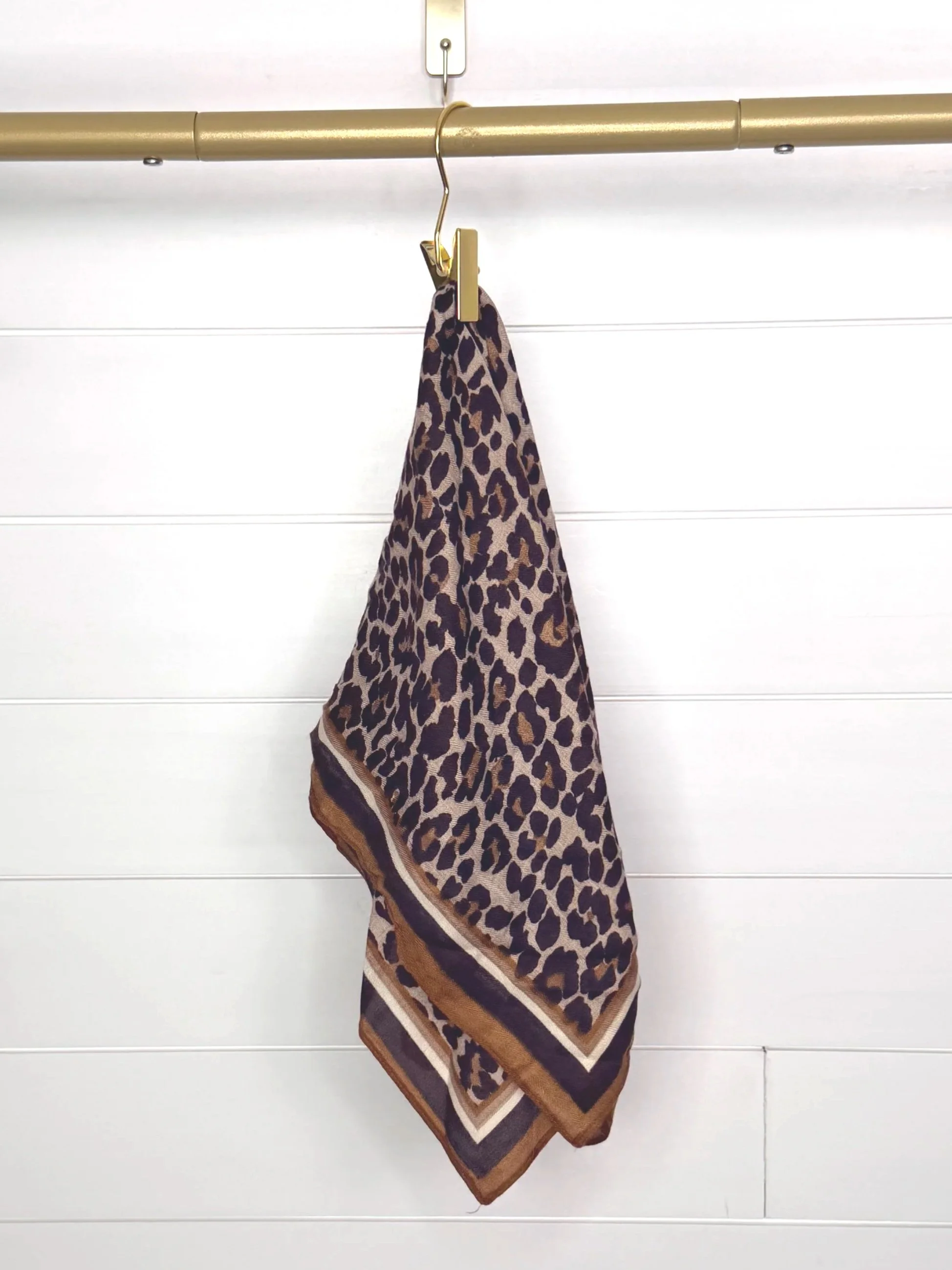 Leopard scarf